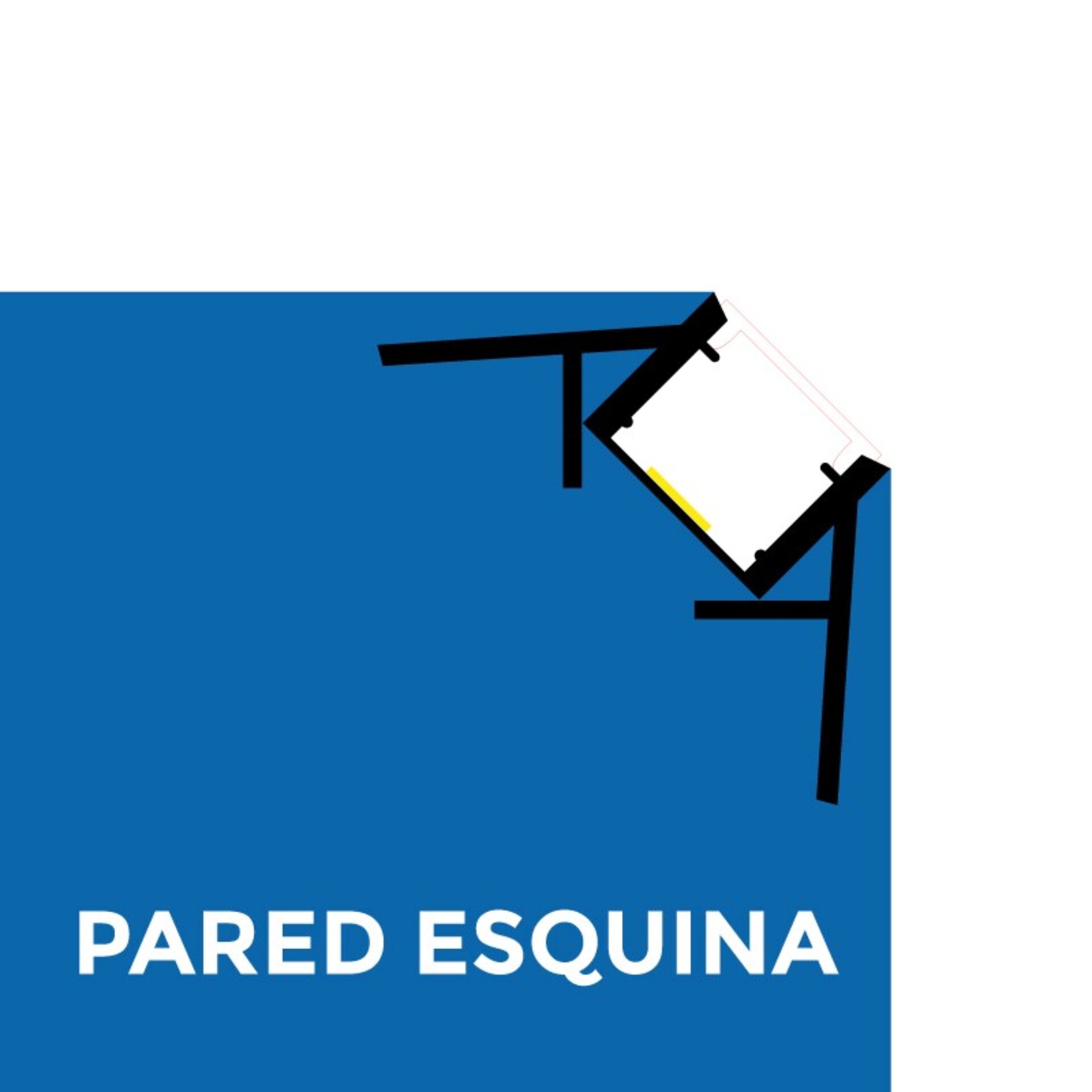 Perfil de aluminio Nisen empotrable Esquina 12/24V 2 metros - DSC - 3