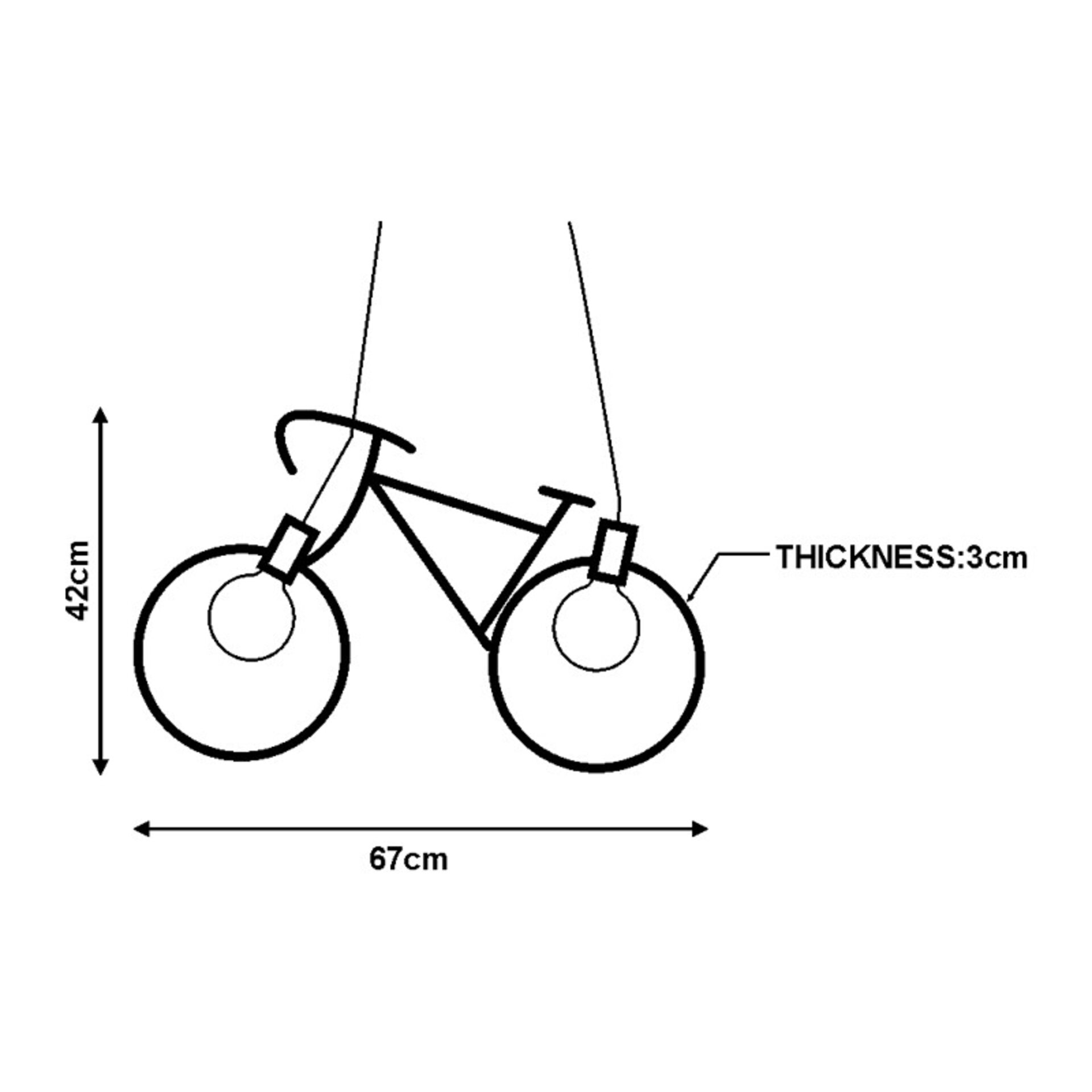 Lampara de techo Vintage 2L Bicycle - 2