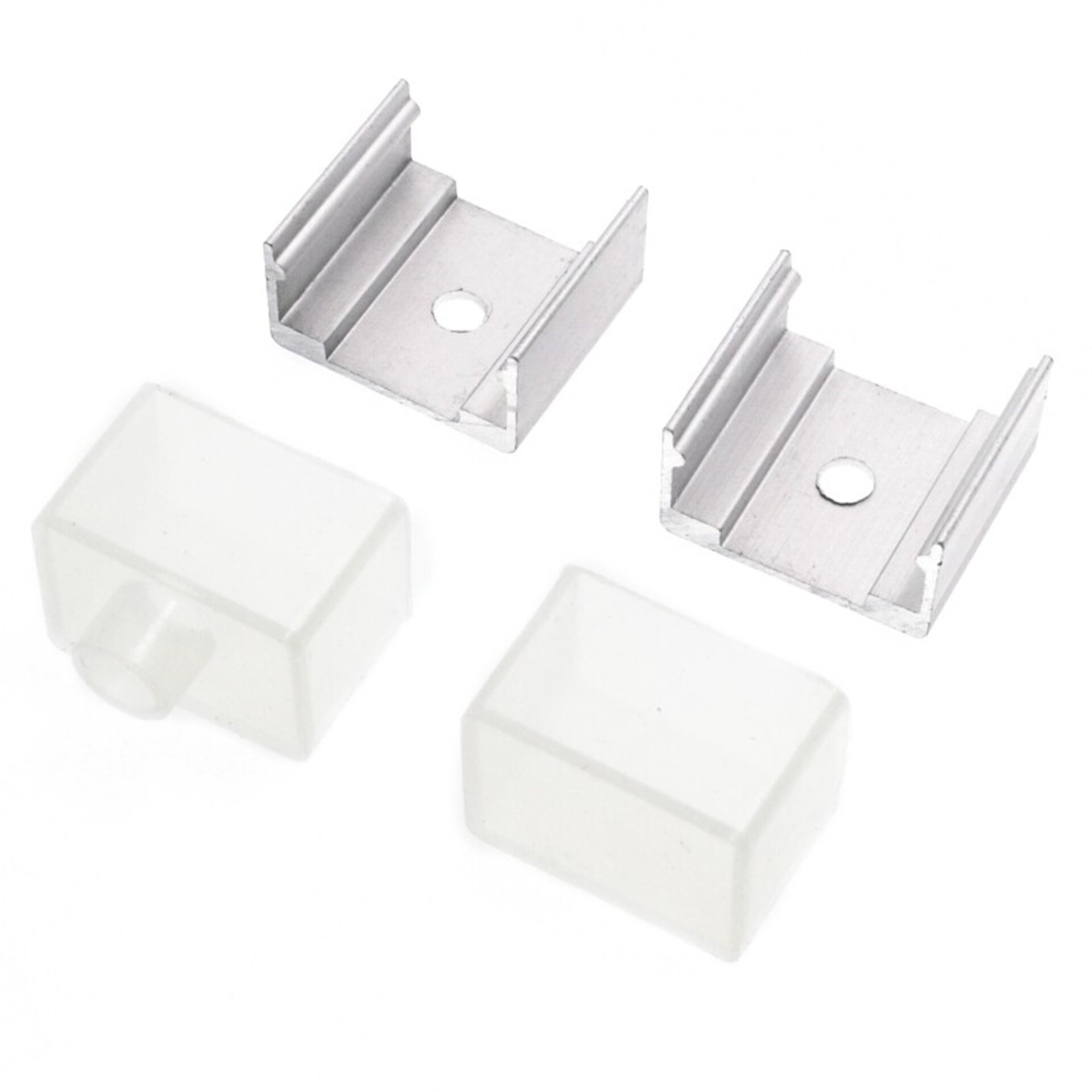 Pack dos Tapones y dos grapas para tira Funda Neón 20X14 mm - 1