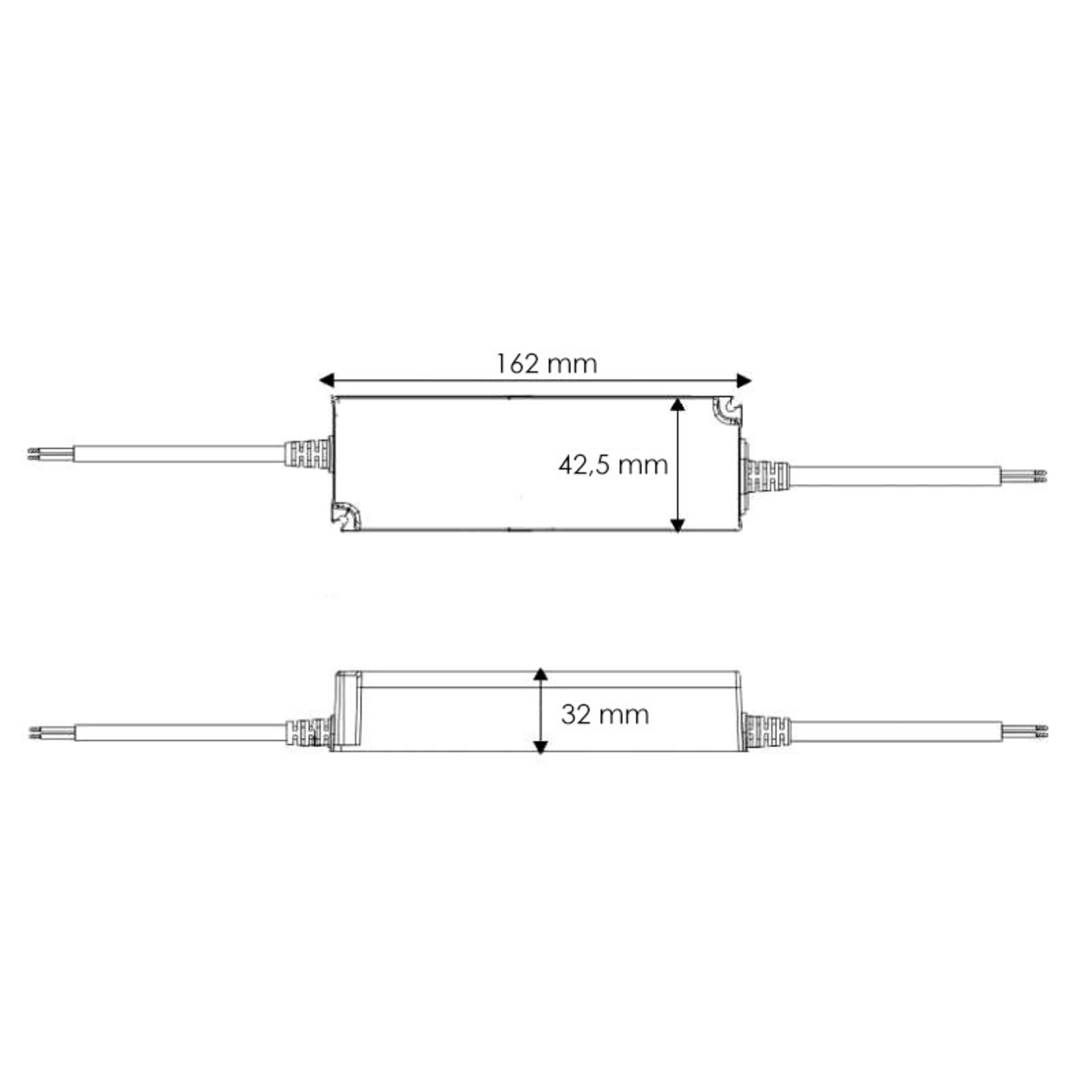 Fuente de alimentación para tiras LED Mean Well 60W 12VDC IP67 LPV-60-12 - 2