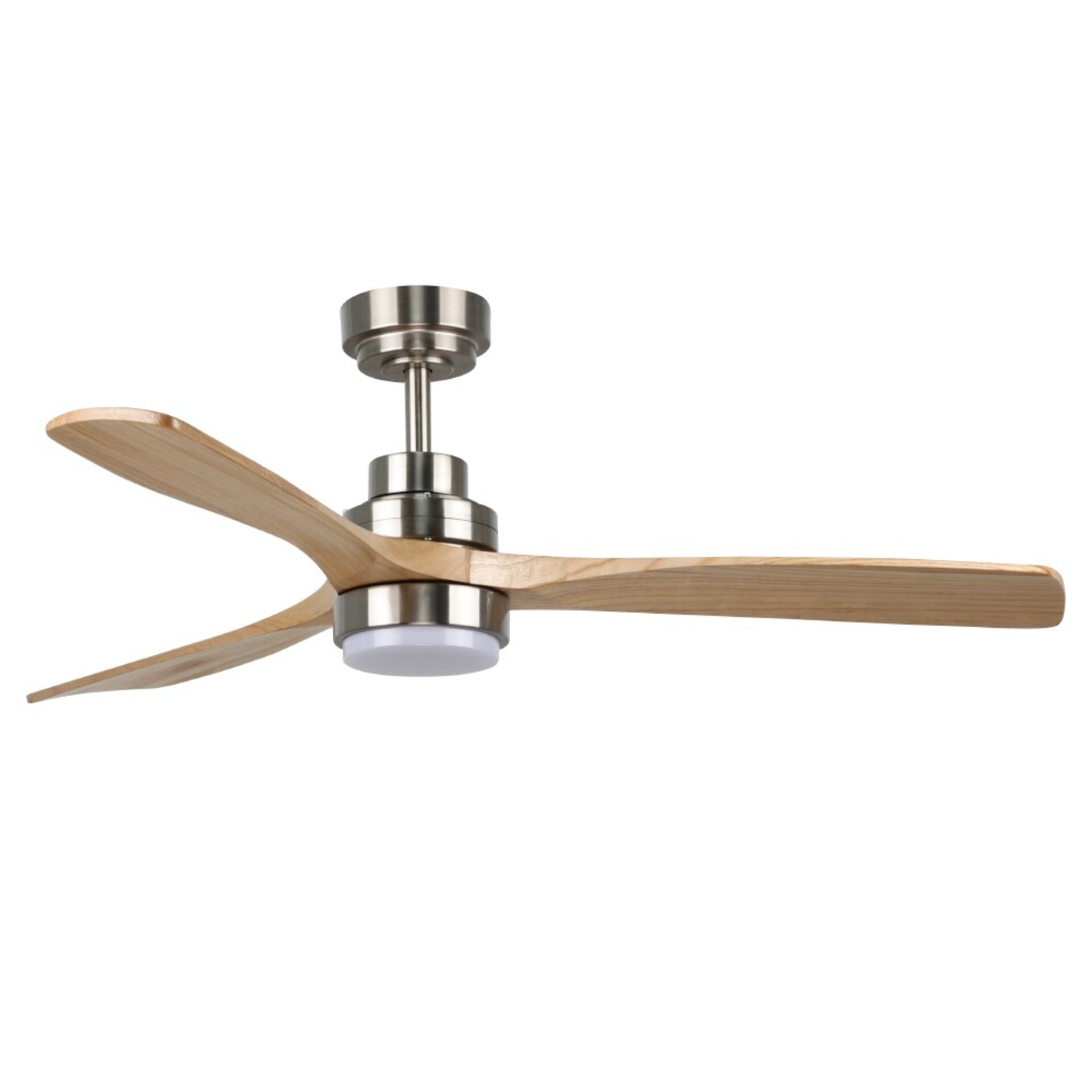 Ventilador de techo LED Nickel Wood - 1