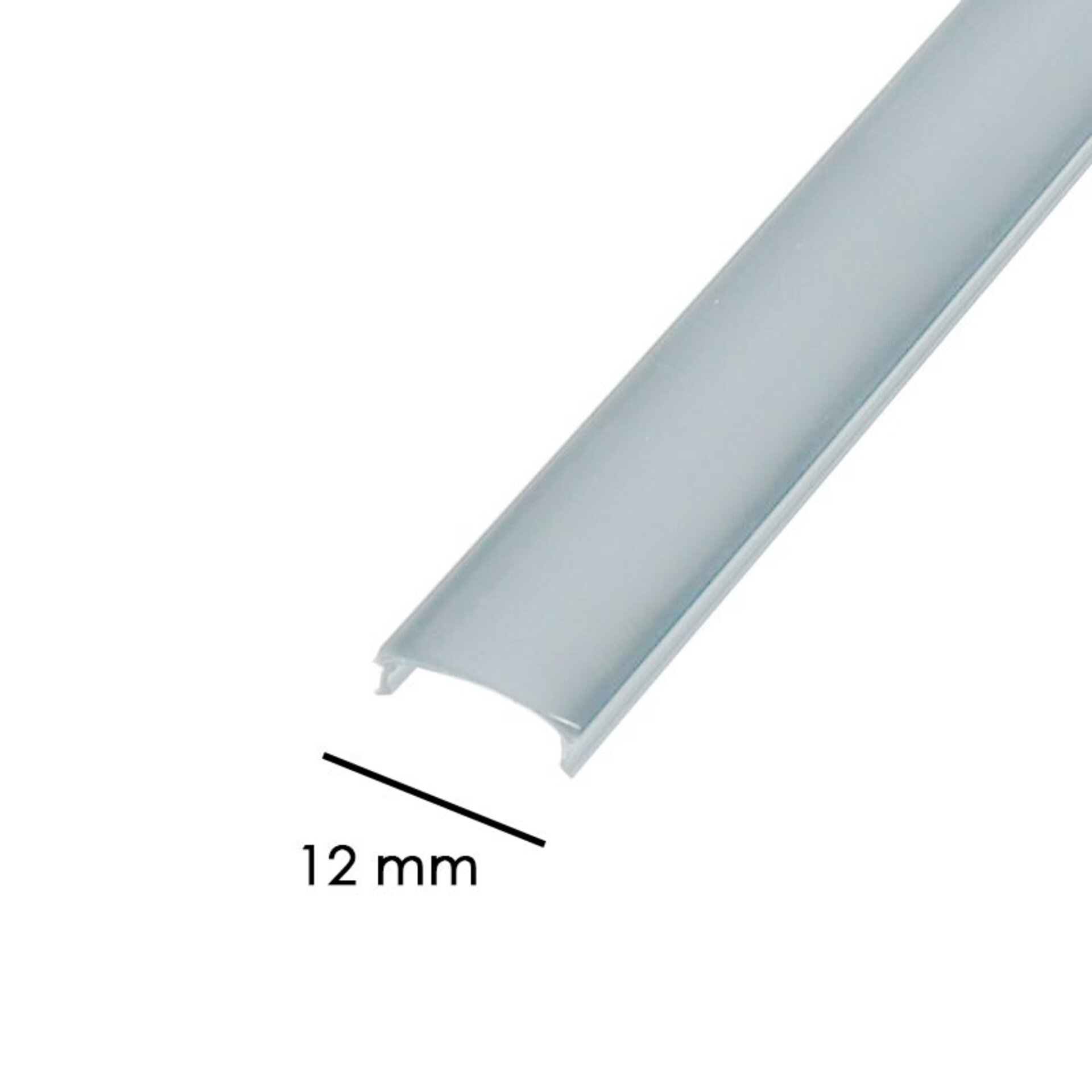 Difusor Transparente Para Perfil ancho 12 mm - 30 metros - 2