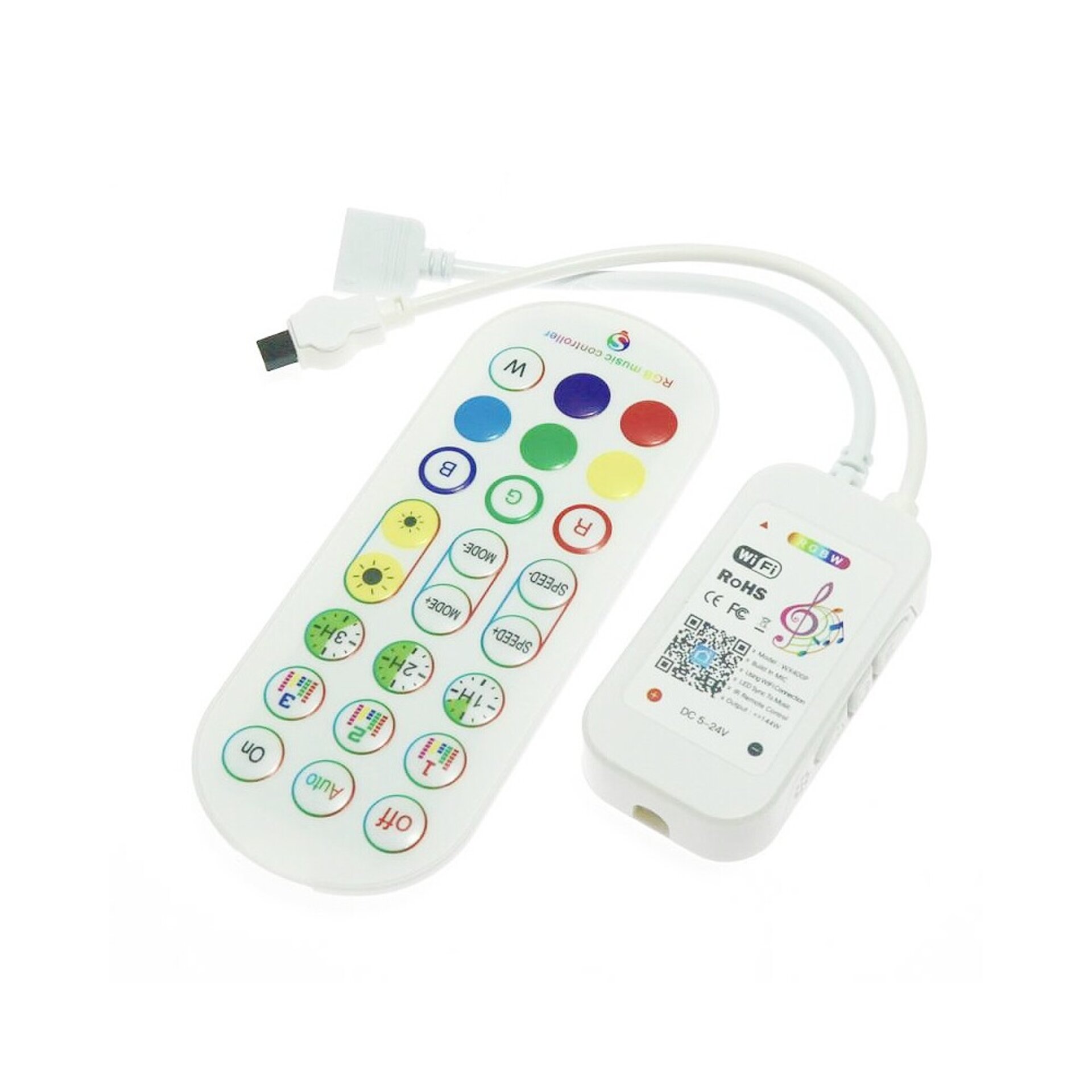 Controlador  Wifi para tiras led RGB+C/RGB+W - 1