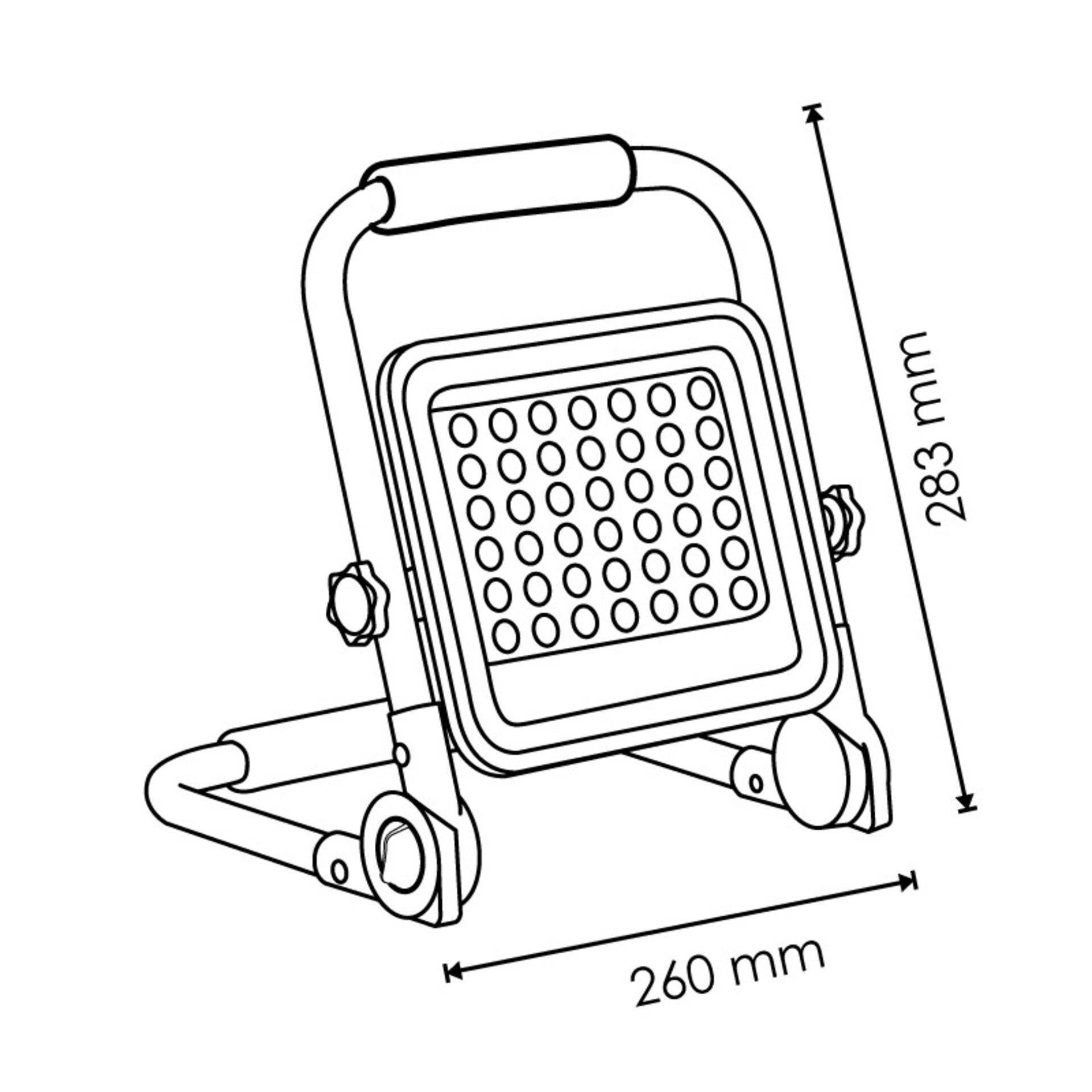 Foco proyector LED portatil con batera­a Laptop 20W - 2