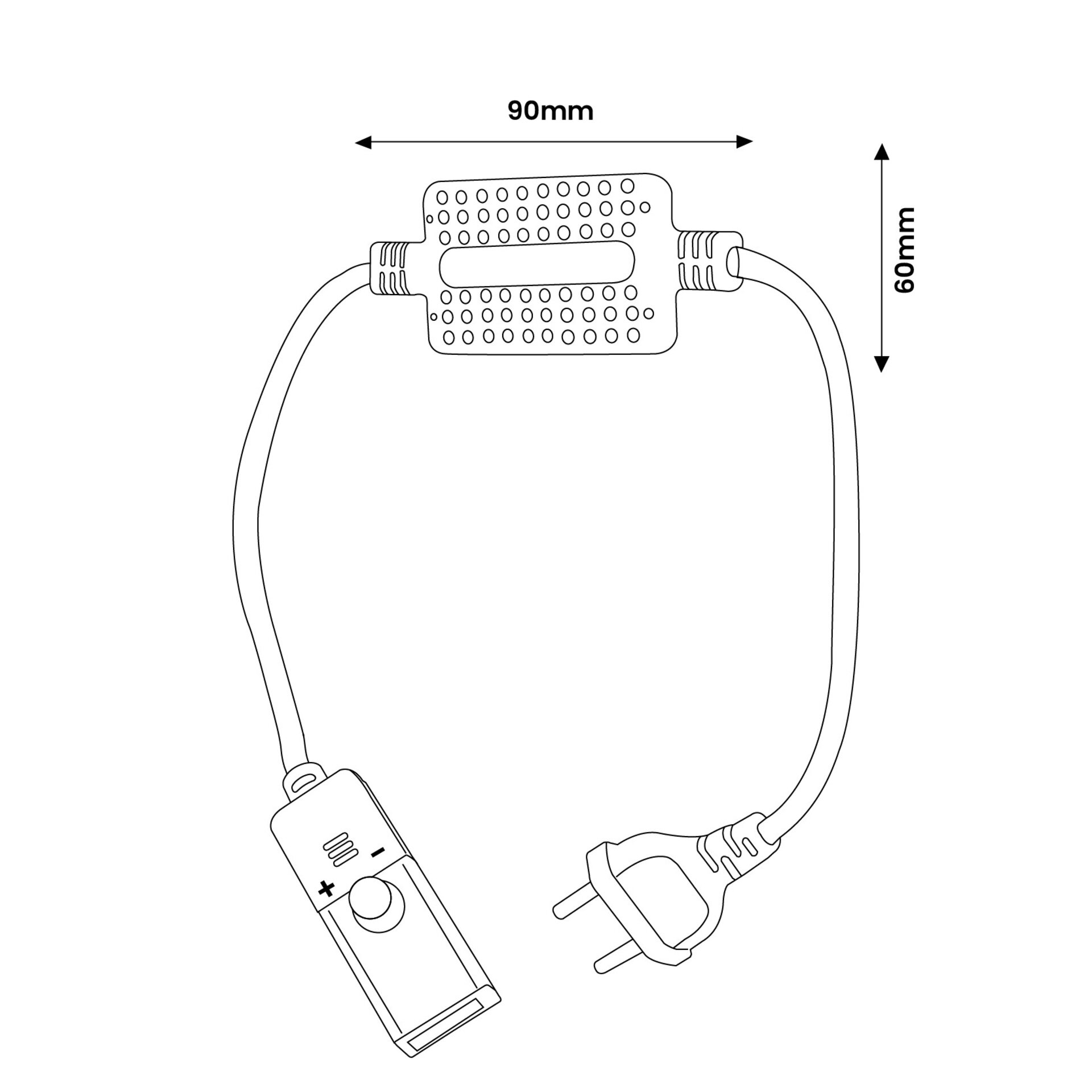 Controlador para Tira LED 220V Mixt - 2