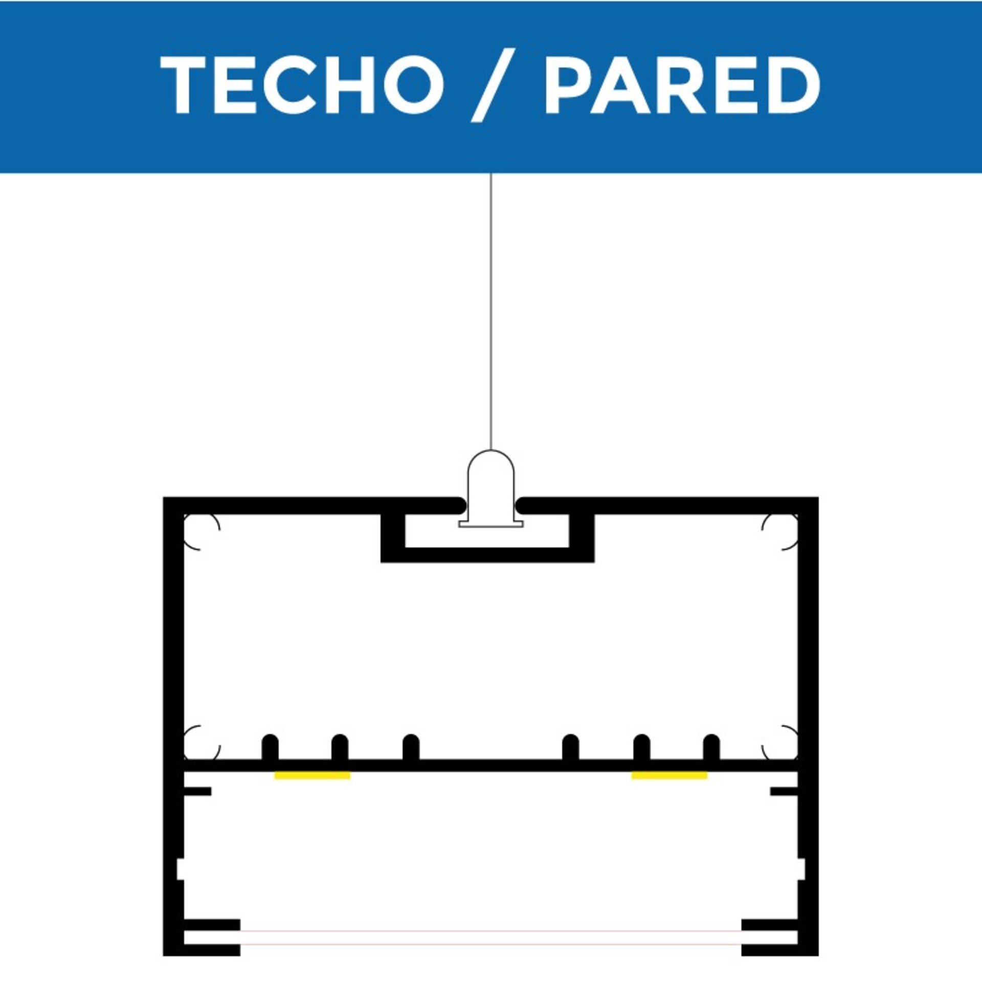 Perfil de aluminio VictSing 2 metros 12V/24V/220V - DSC - 3