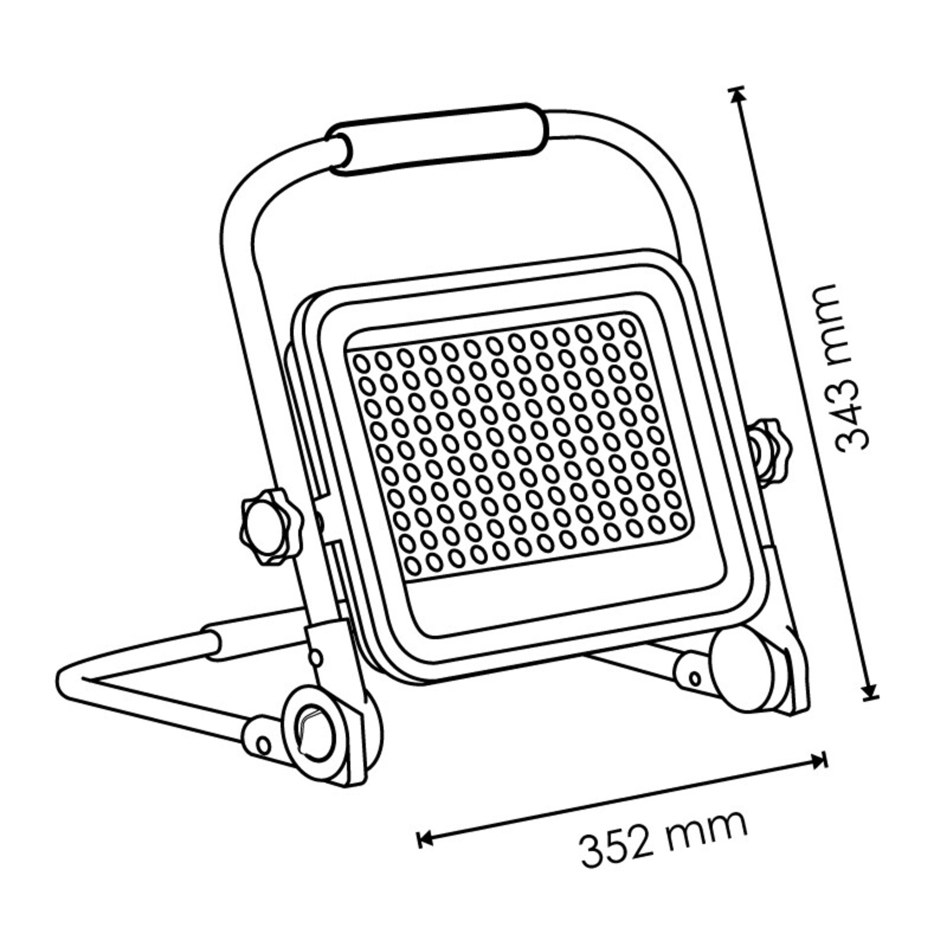 Foco proyector LED portatil con batera­a Laptop 50W - 2