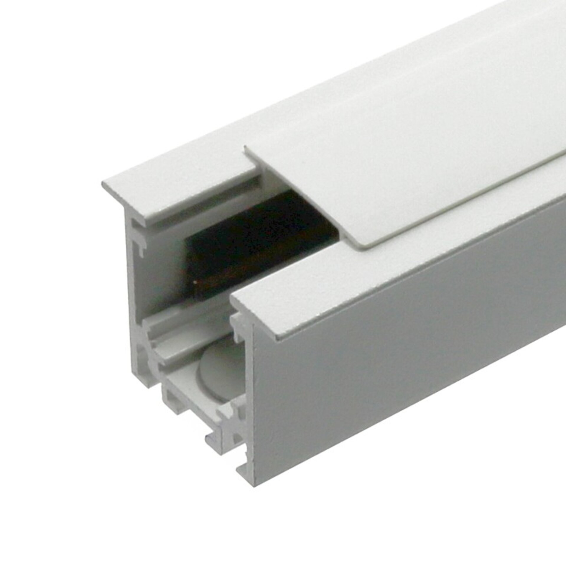 Carril magnético de empotrar Serie 16mm  - 2 metros  Blanco - 1
