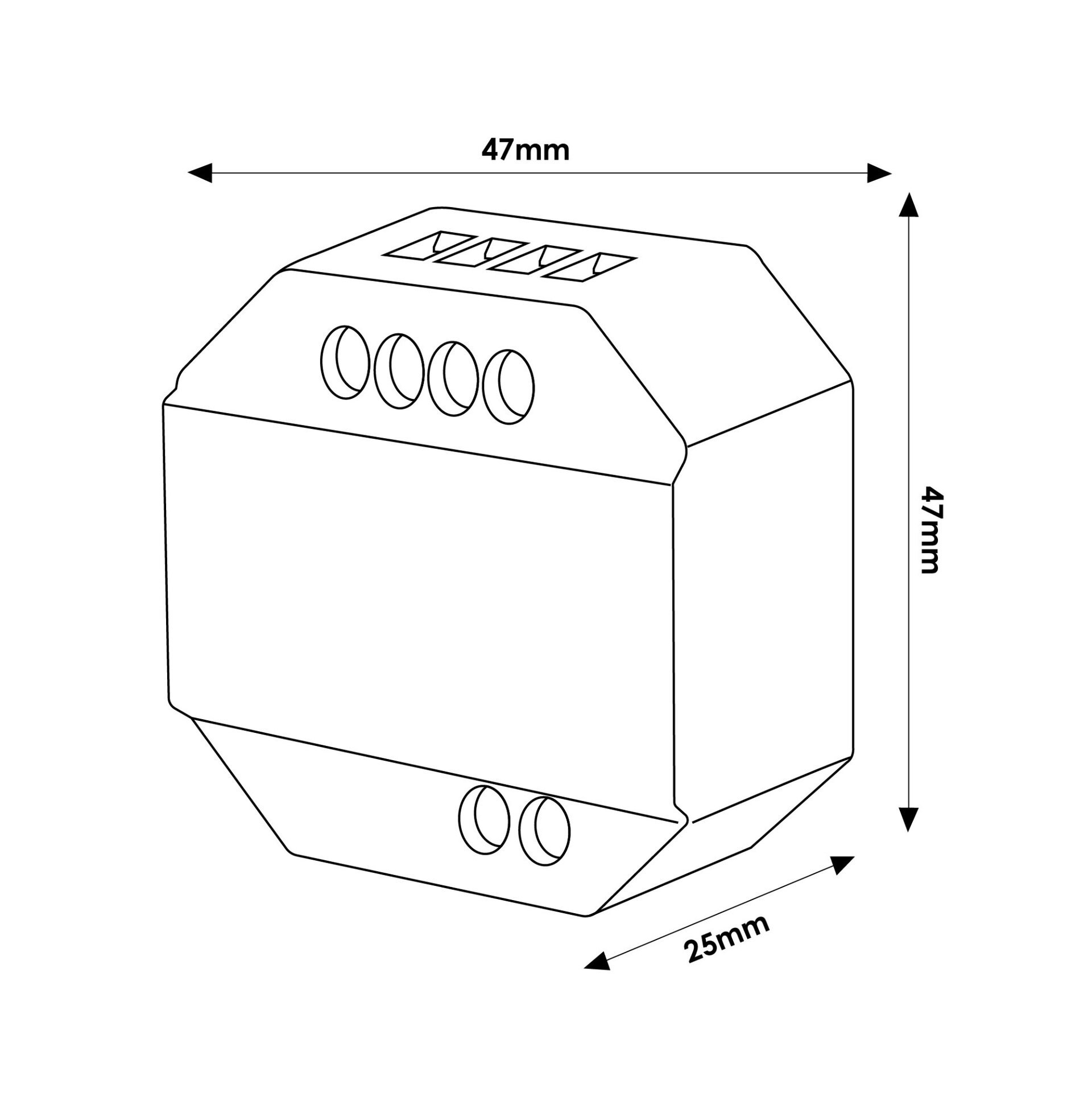 Regulador LED TRIAC RF Compatible con Pulsador - 2