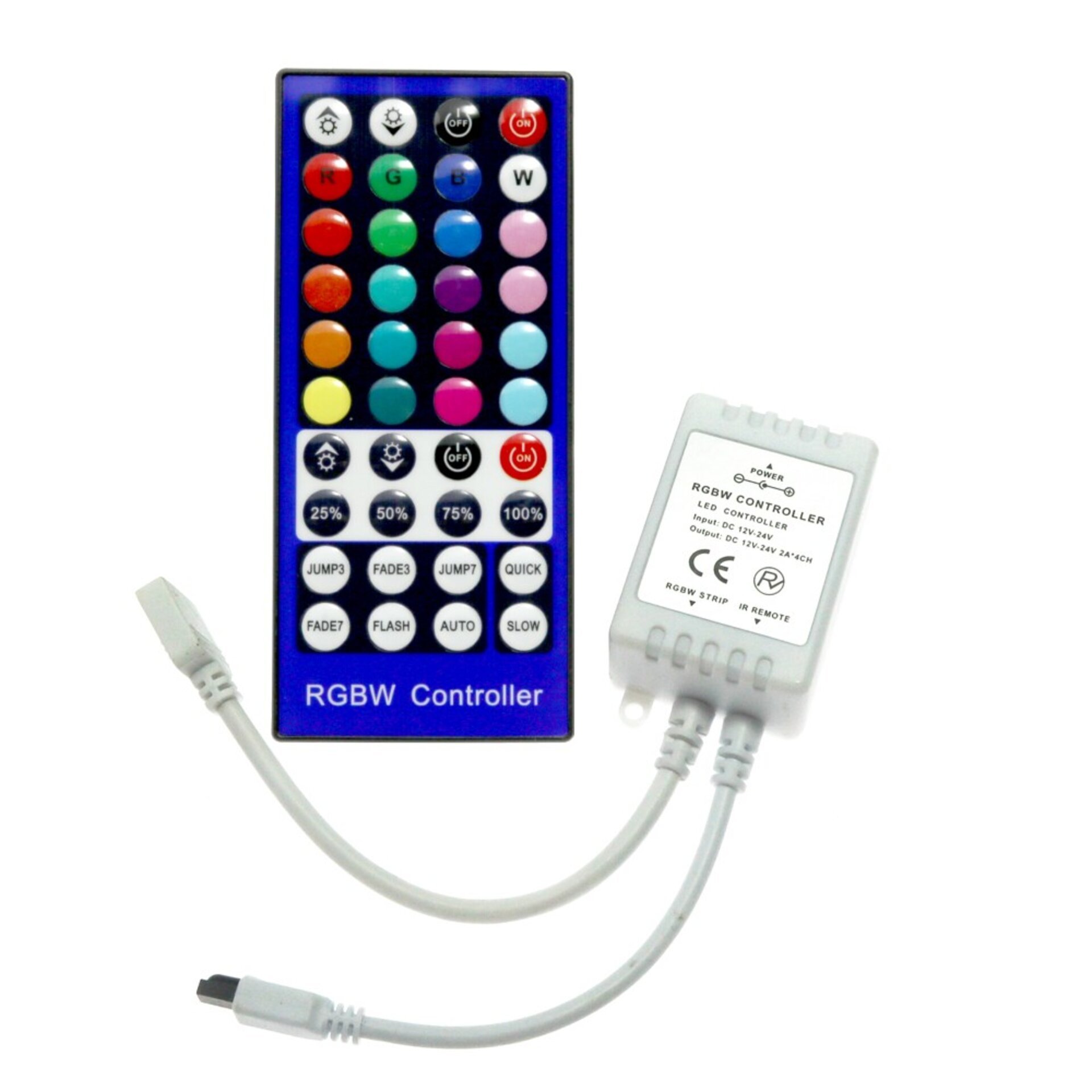 Controlador  para tiras led RGB+C/RGB+W - 1