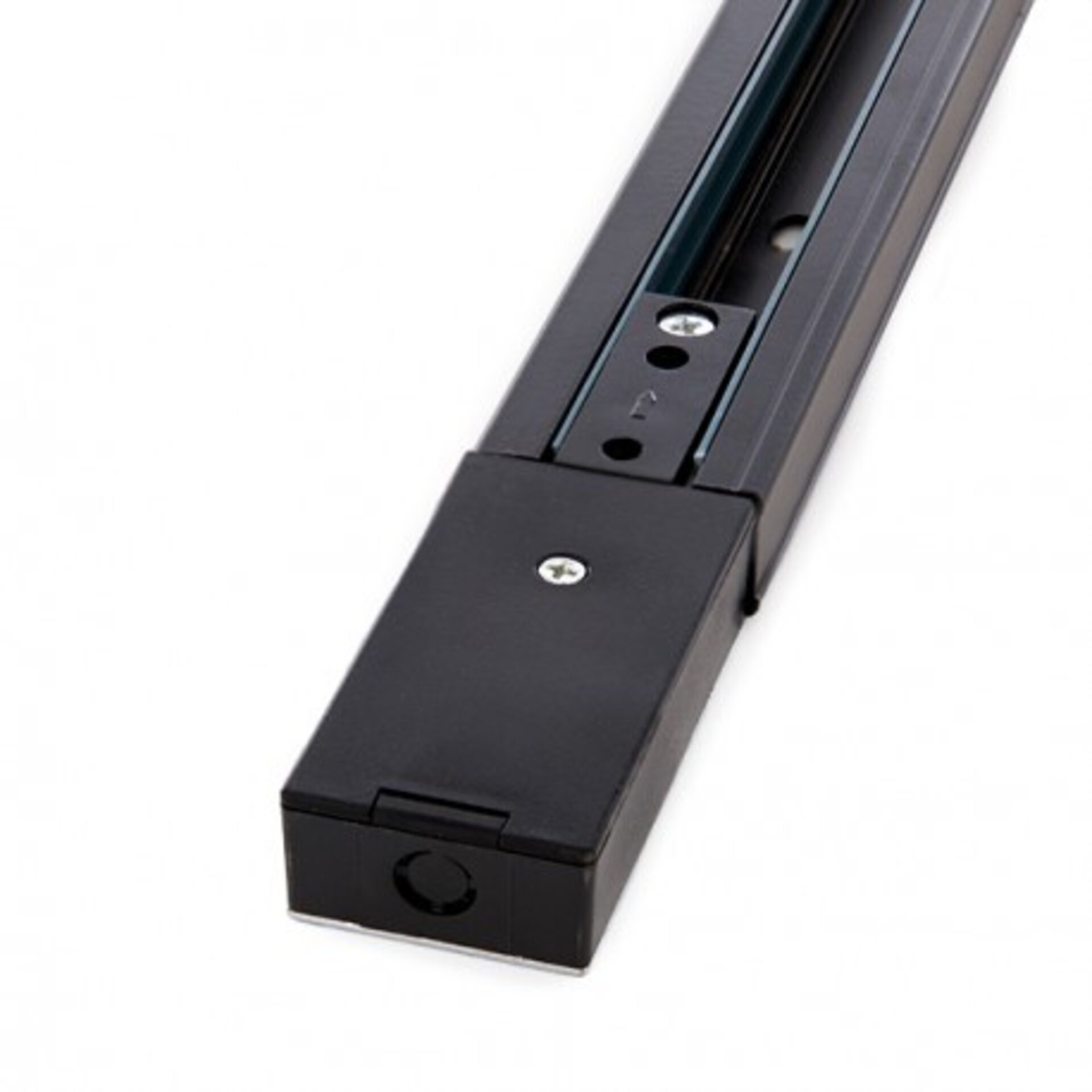 Carril Monofasico Reforzado 1 metro  Negro - 1