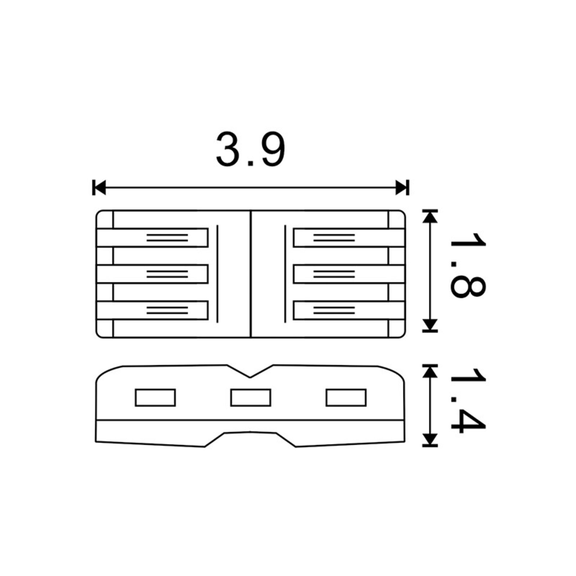 Conector rapido de 3 entradas hasta 4 mm² - 2