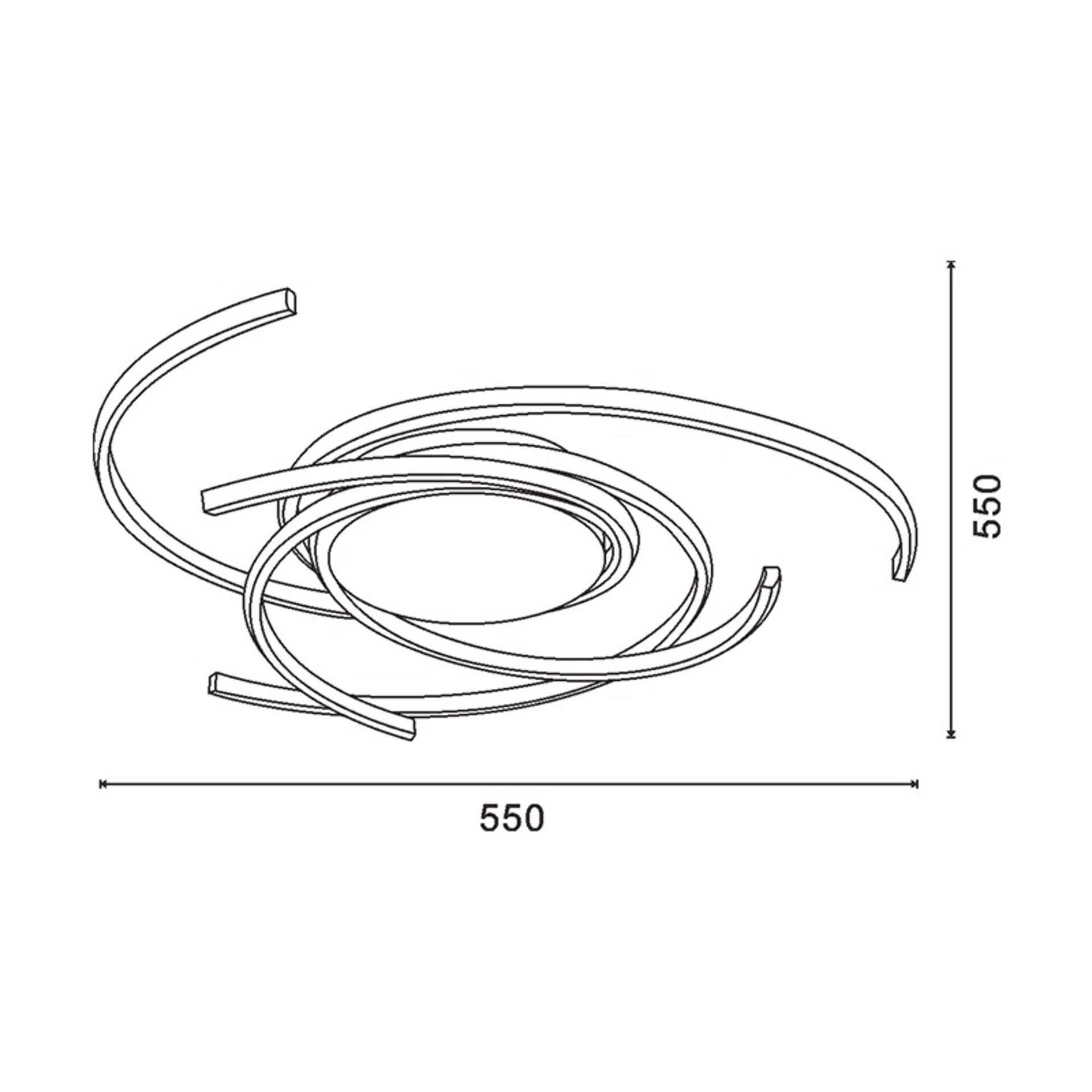Lampara de Techo Led Spiral - 2