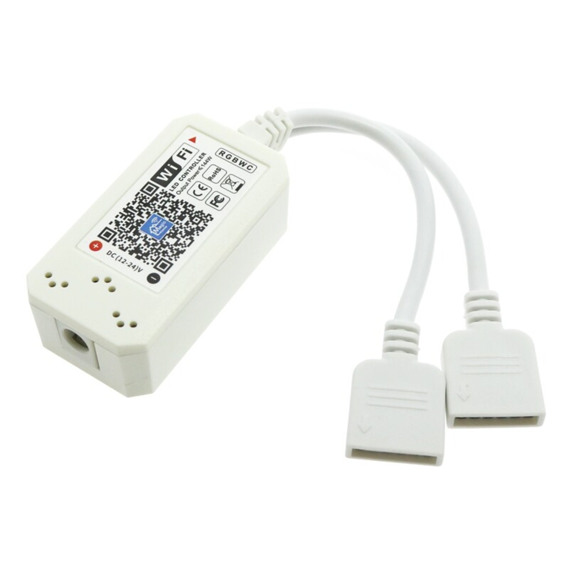 Controlador mini para tiras led RGBW con control remoto por IR / APP Magic Home - 4