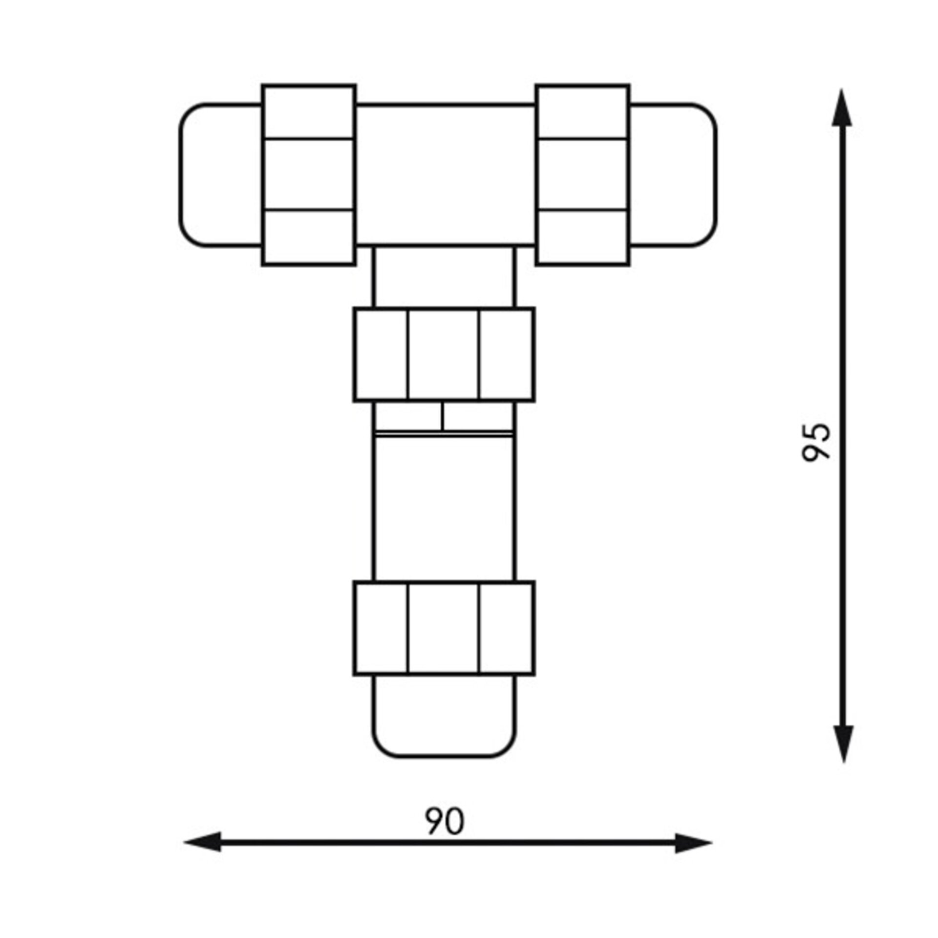 Conector en T IP68 - 2