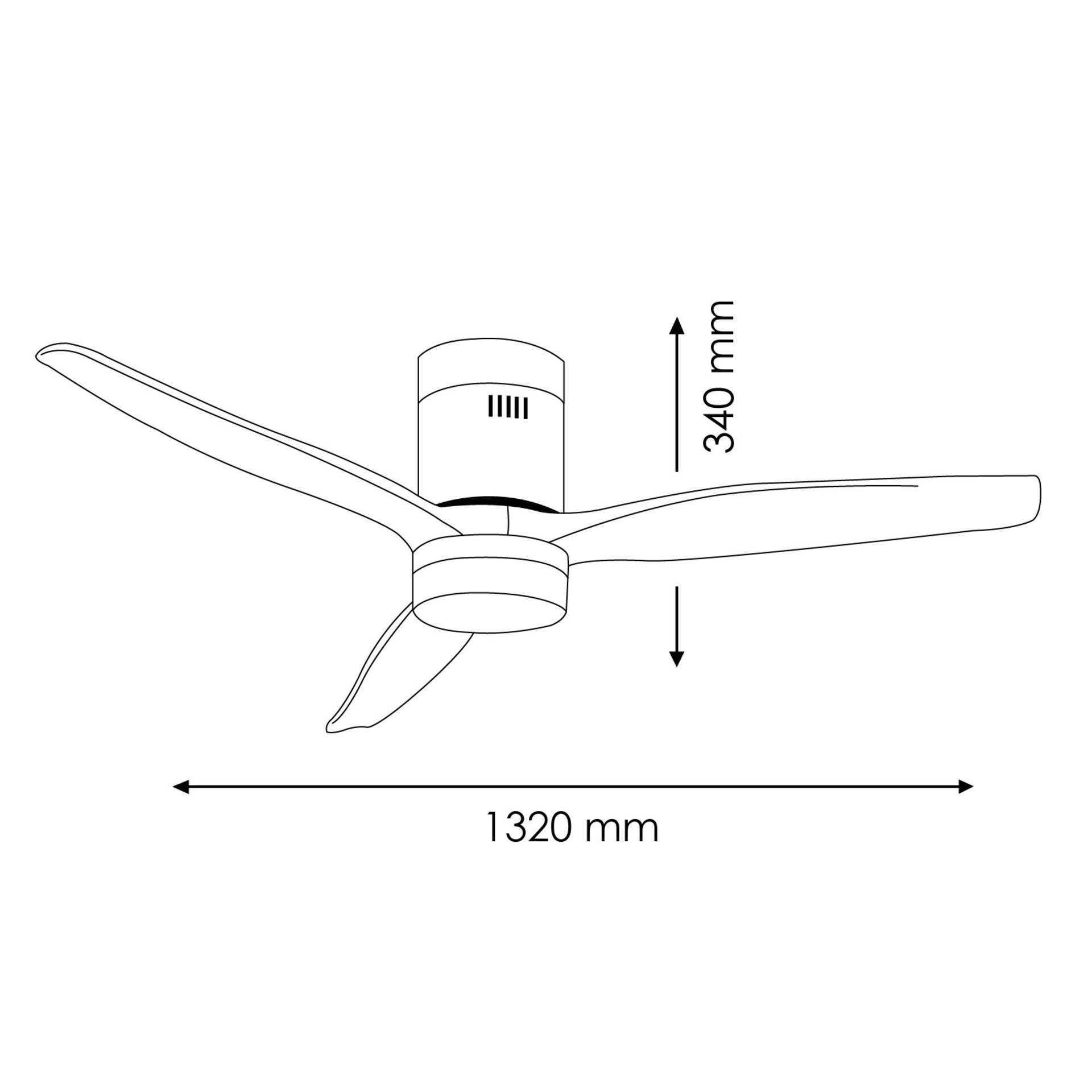 Ventilador de techo LED Black Energy - 2
