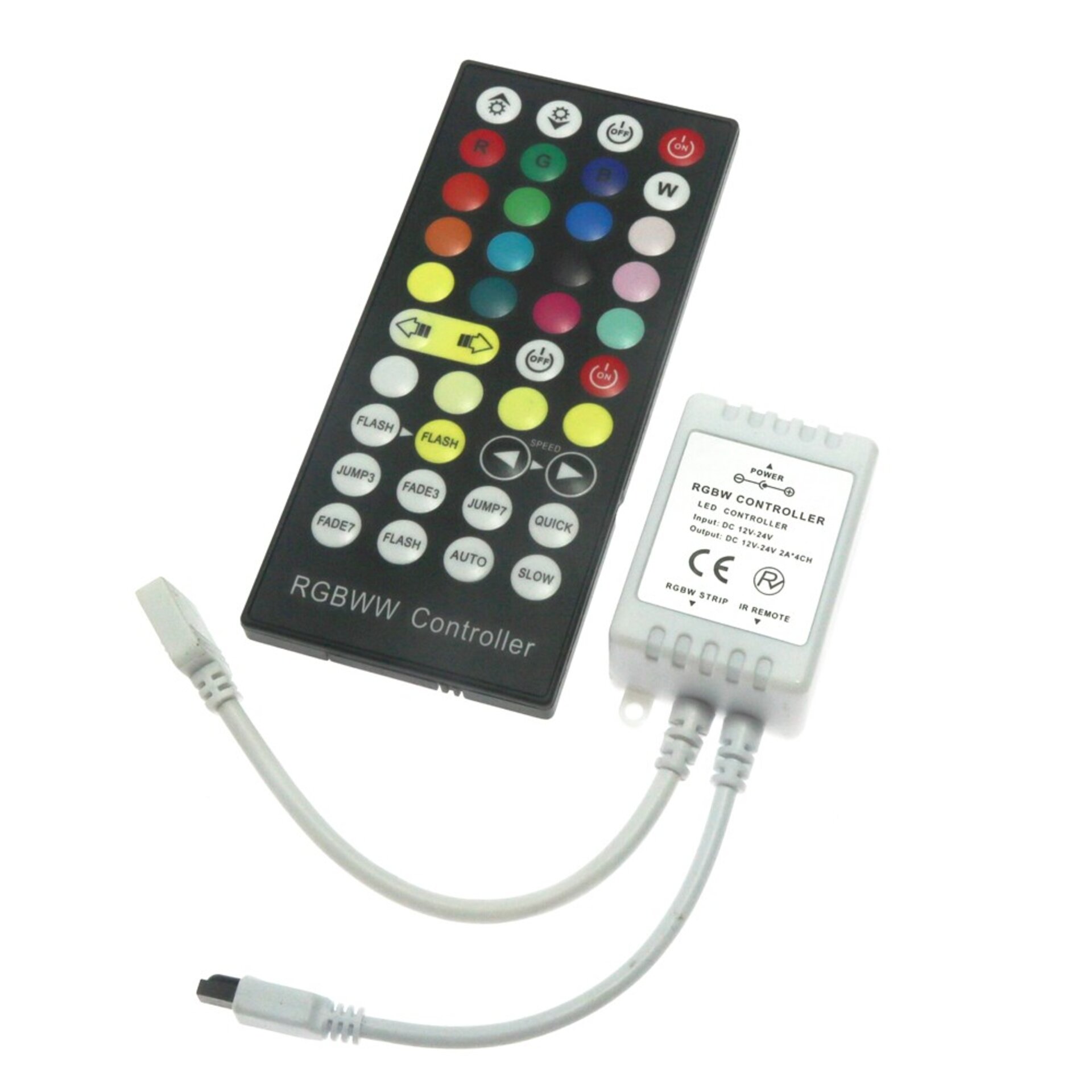 Controlador mini para tira LED 12V/24V DC RGB+CCT - 1