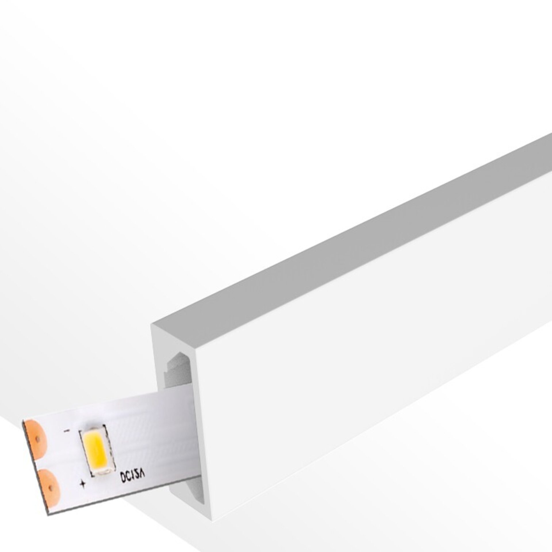 Funda De Silicona Slim 8X4 Para Tiras Led - 20 metros - 1