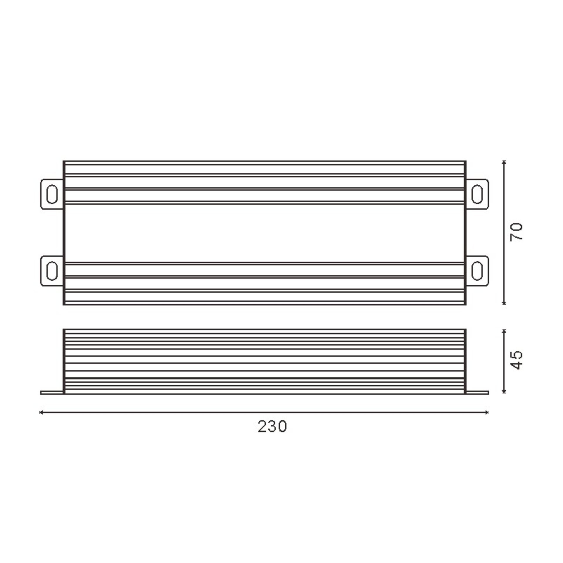Fuente de alimentación Para Tiras Led 300W 12Vdc Ip65 - 2