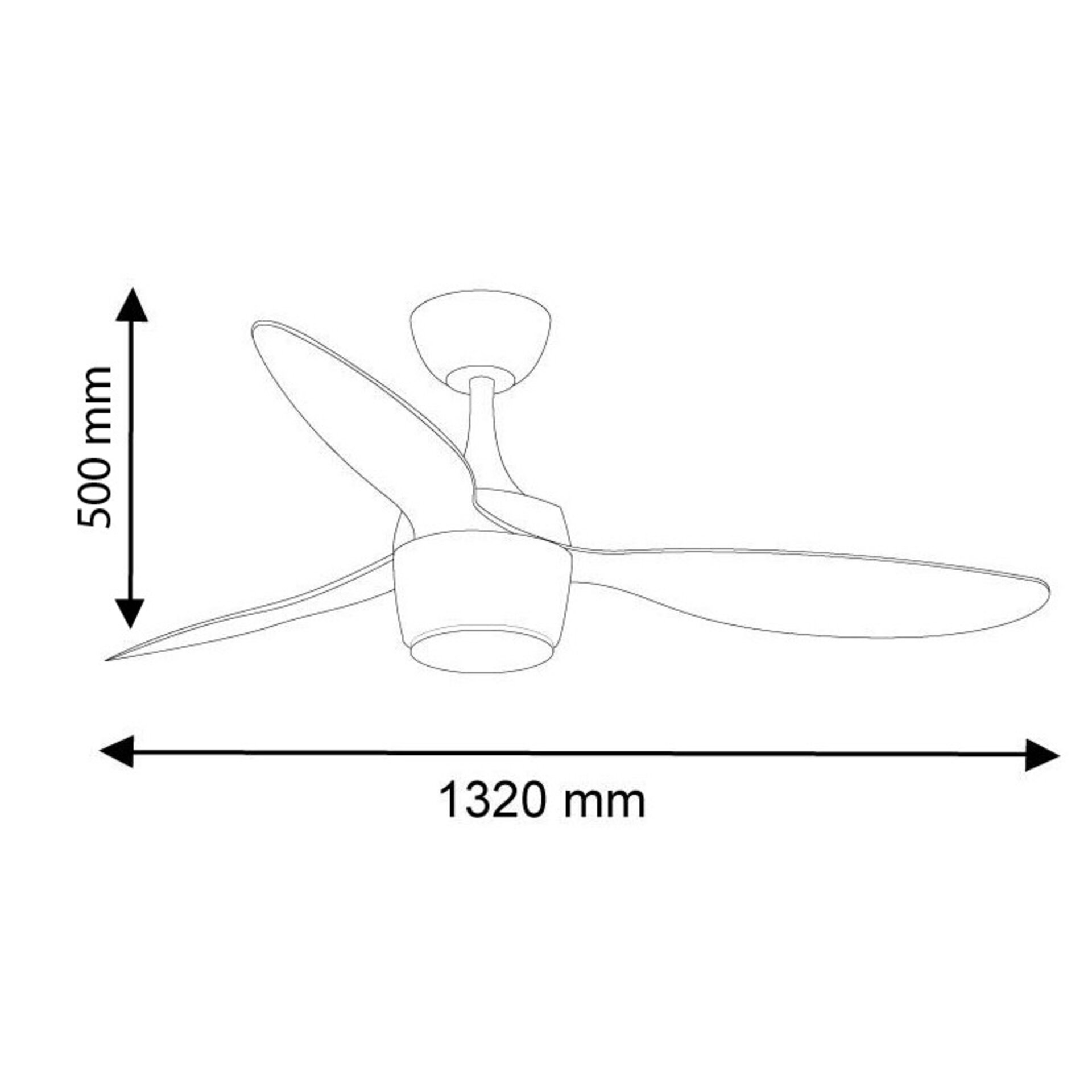 Ventilador de techo LED White Lin - 2