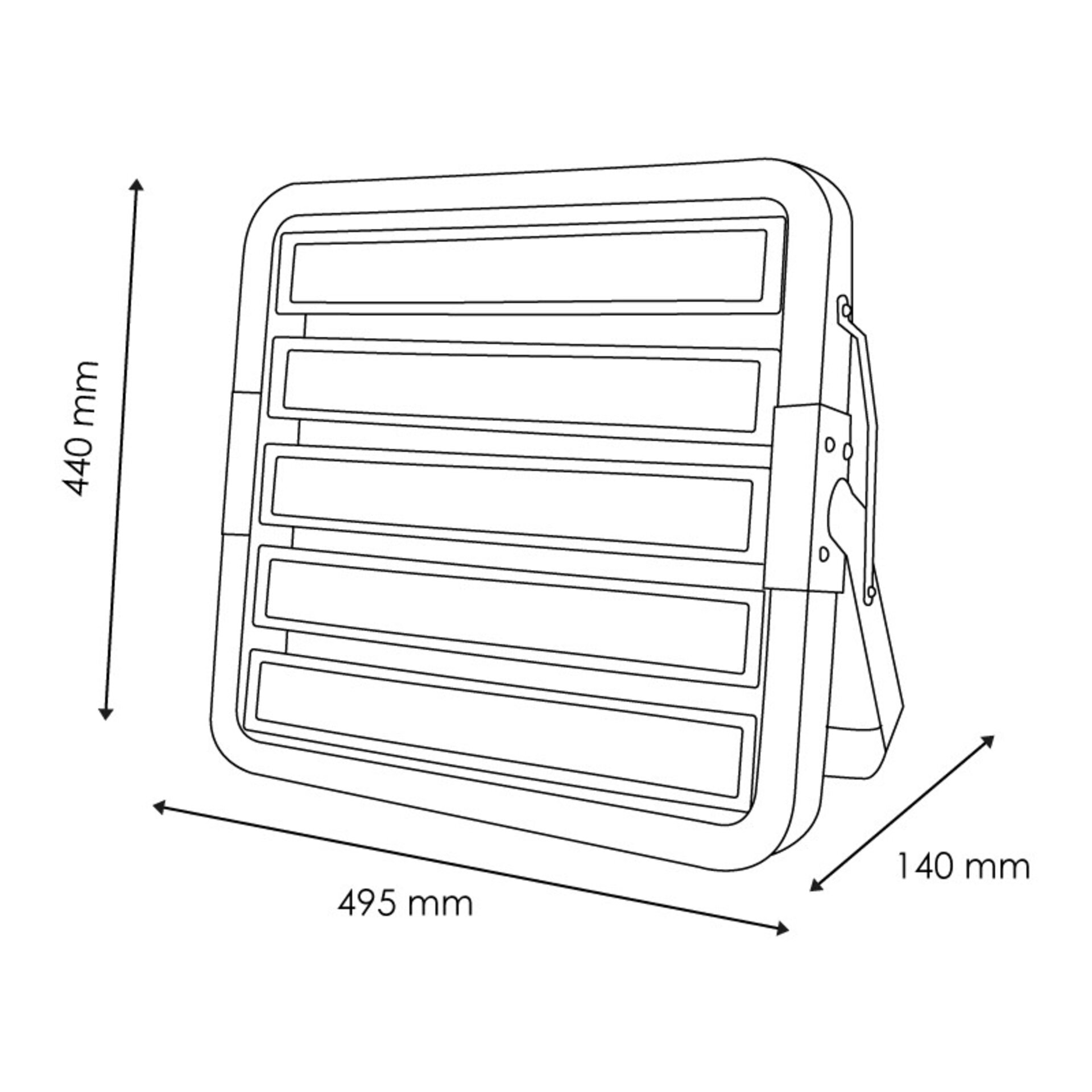 Foco Modular LED Coliseum 500W - 2