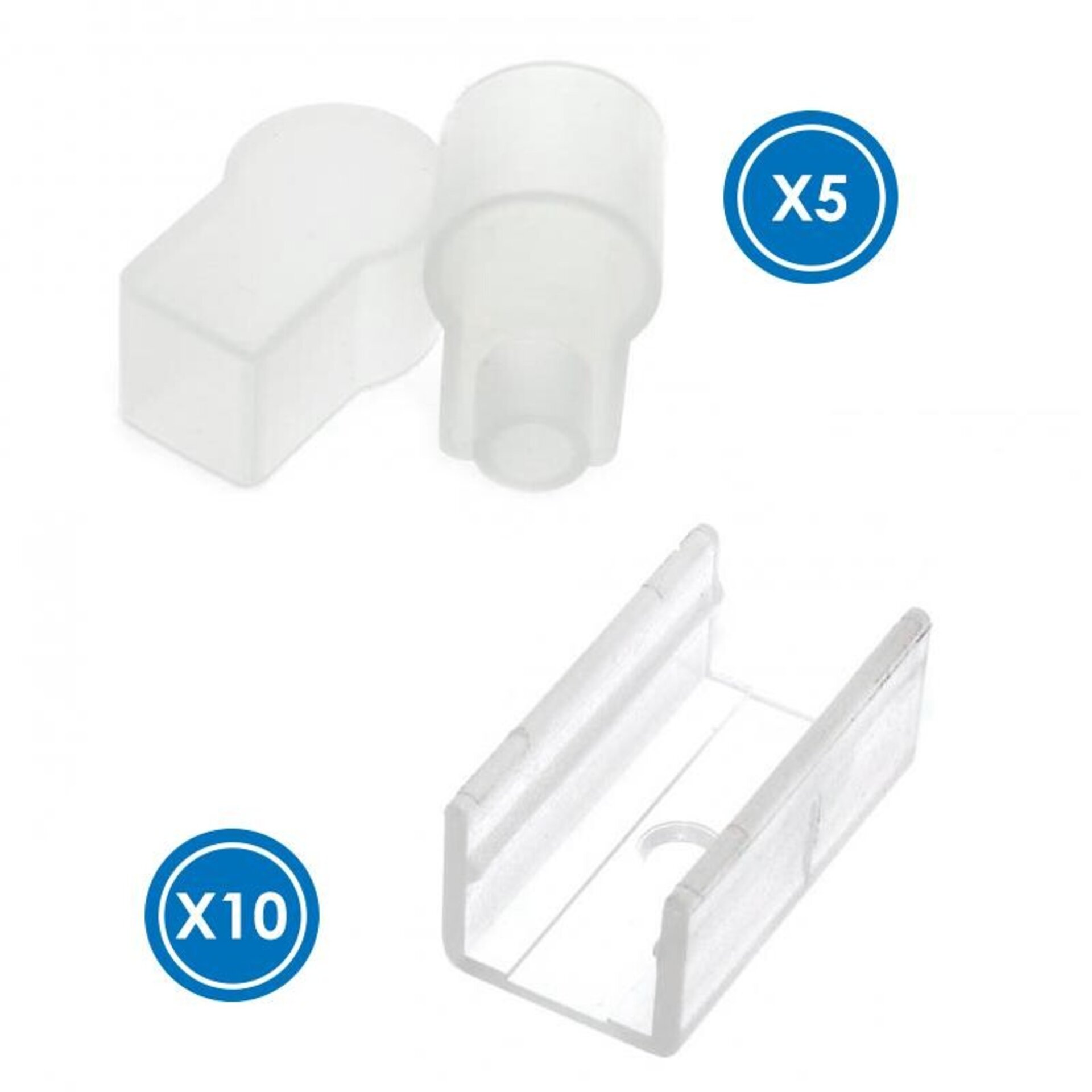 Pack Tapones y grapas para tira Funda Neón LM3977 - 1