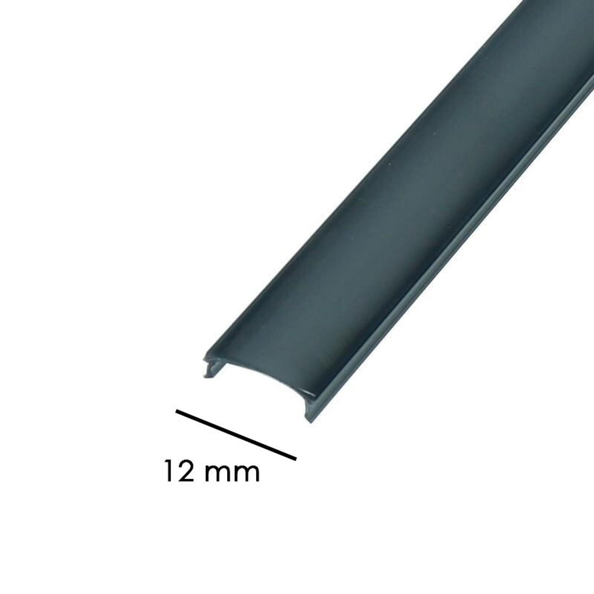 Difusor Negro en rollo ancho 12 mm - 30 metros - 2