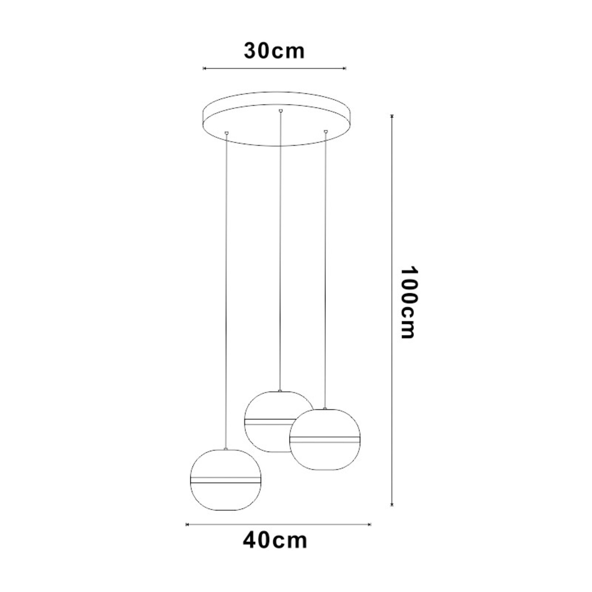 Lampara LED de Techo Curling 108W CCT - DSC - 2