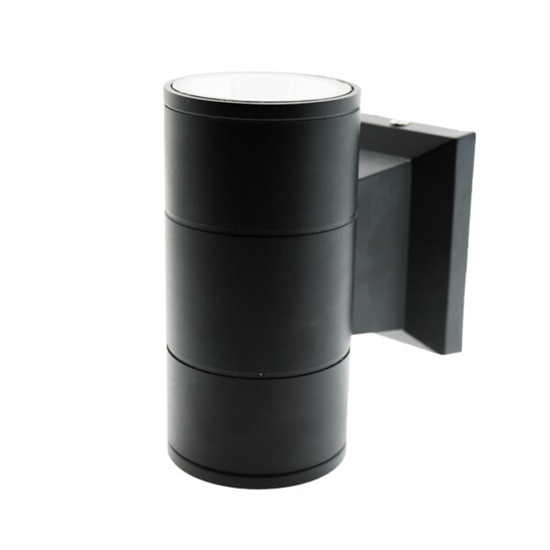 Aplique de pared LED Tube Black 2X3W IP54 - 1