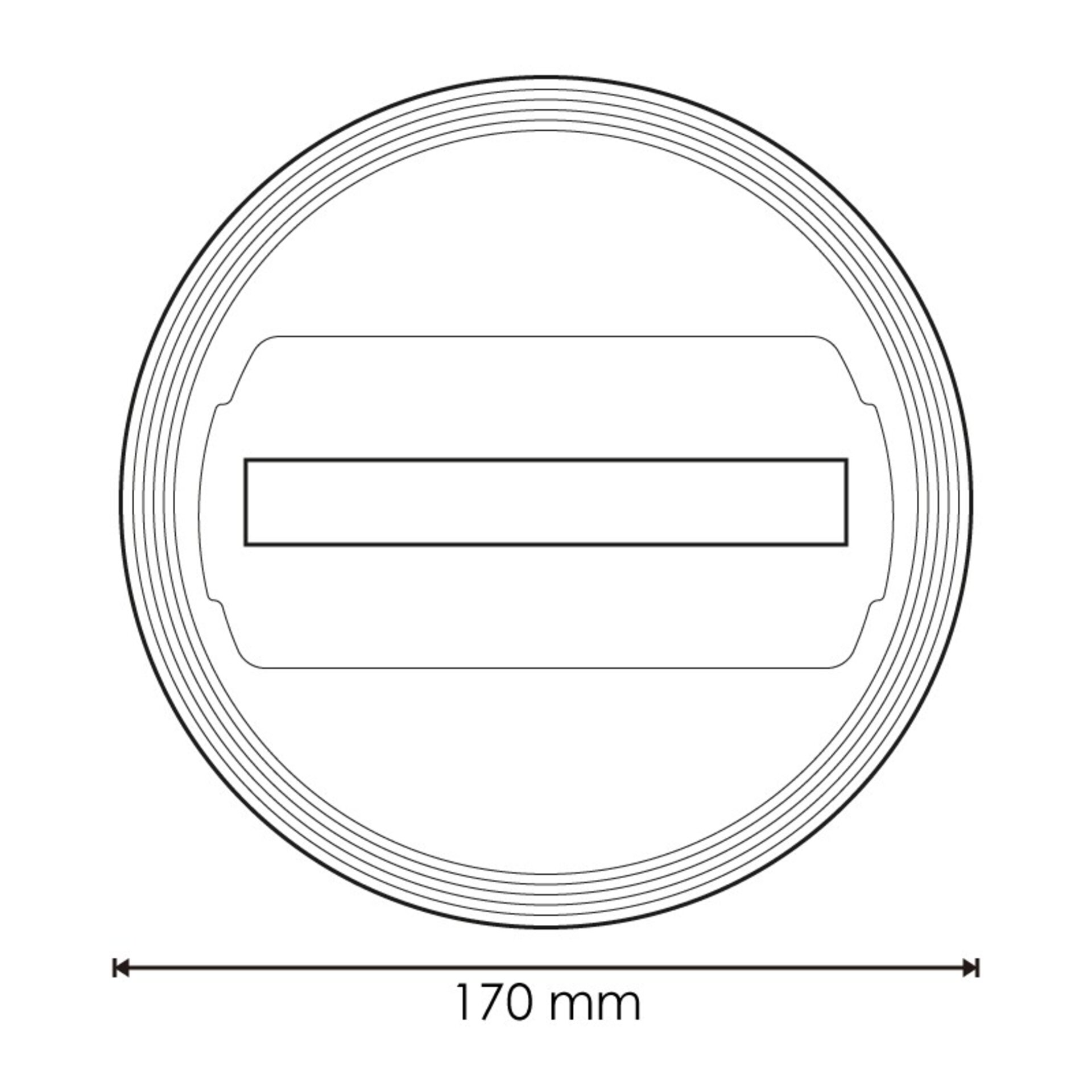 Base empotrable con carril Blanco Monofasico - 2