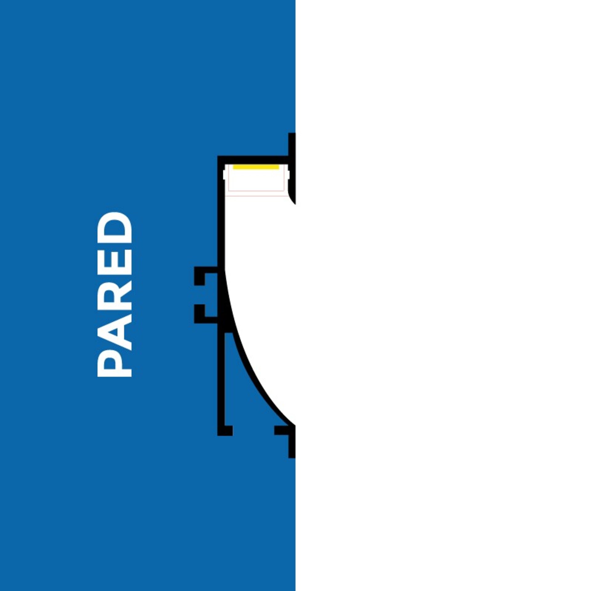 Perfil de aluminio SwinSuit para empotrar 12/24V 2 metros - DSC - 3