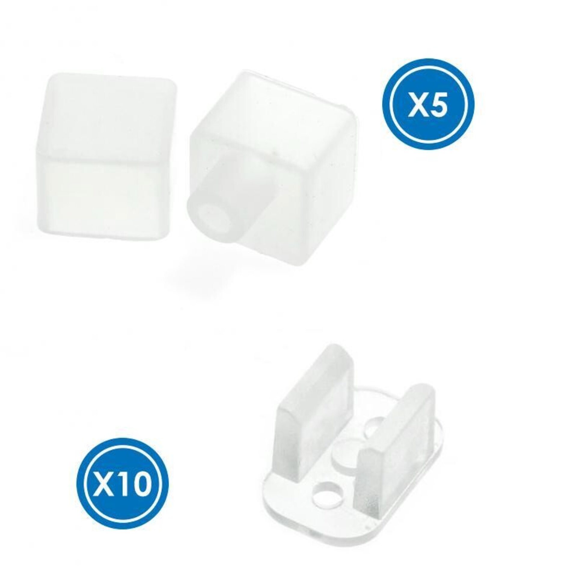 Pack Tapones y grapas para tira Funda Neón LM3985 - 1