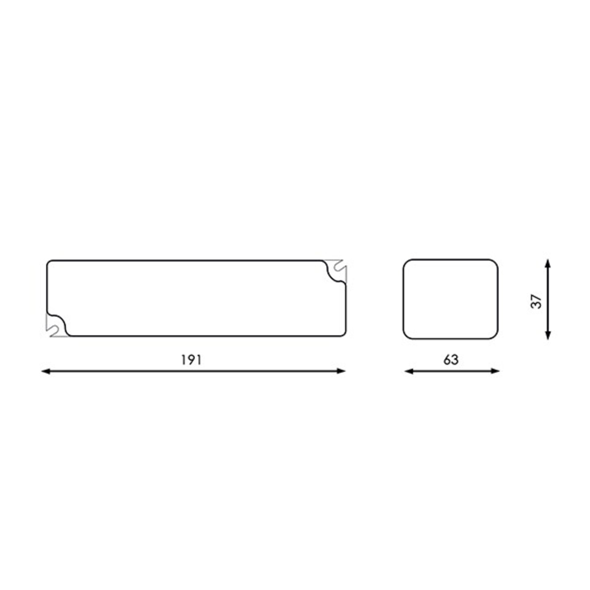 Fuente de alimentación para tiras LED Mean Well 150W 12VDC IP67 - 2