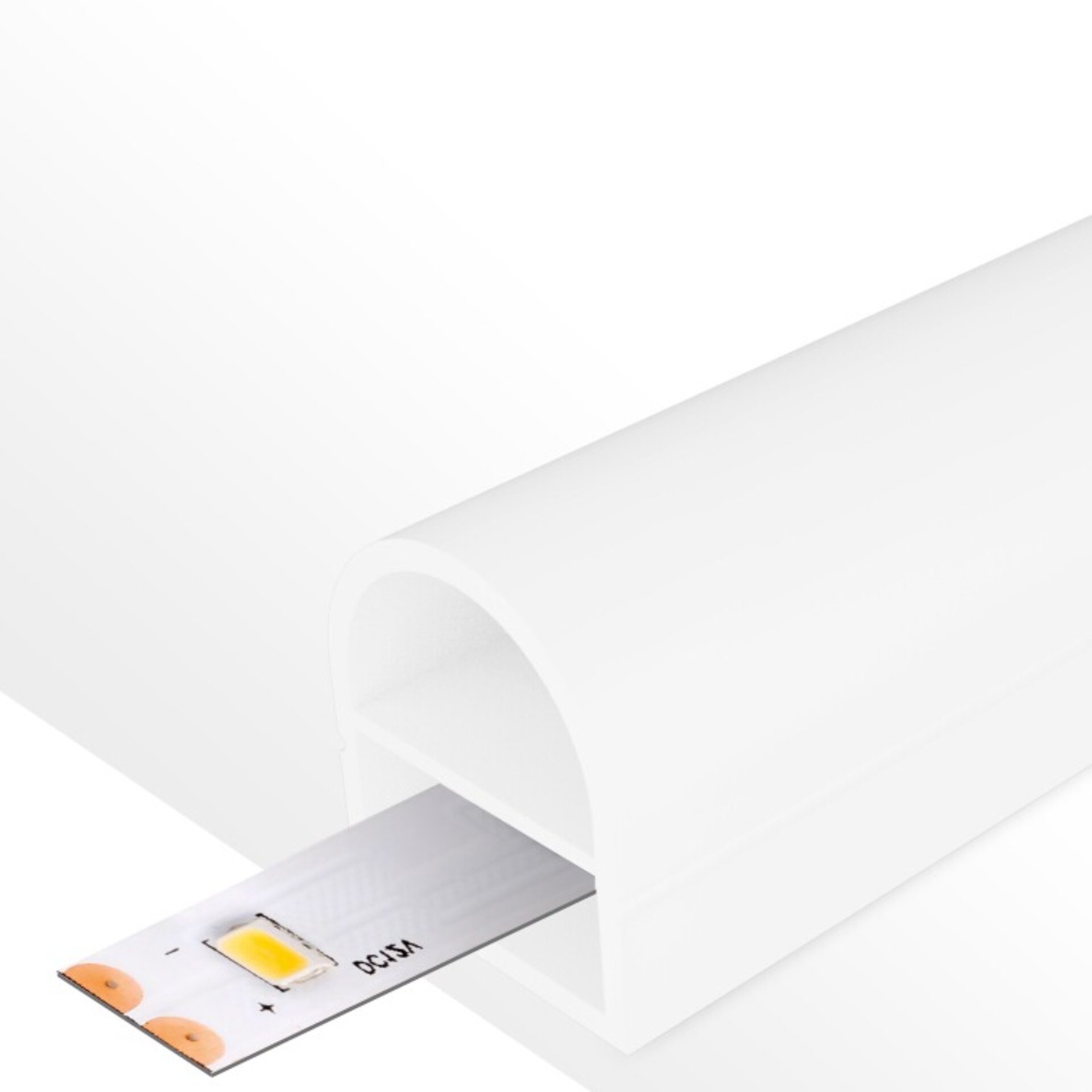 Funda De Silicona Door 15X15 Para Tiras Led - 20 metros - 1