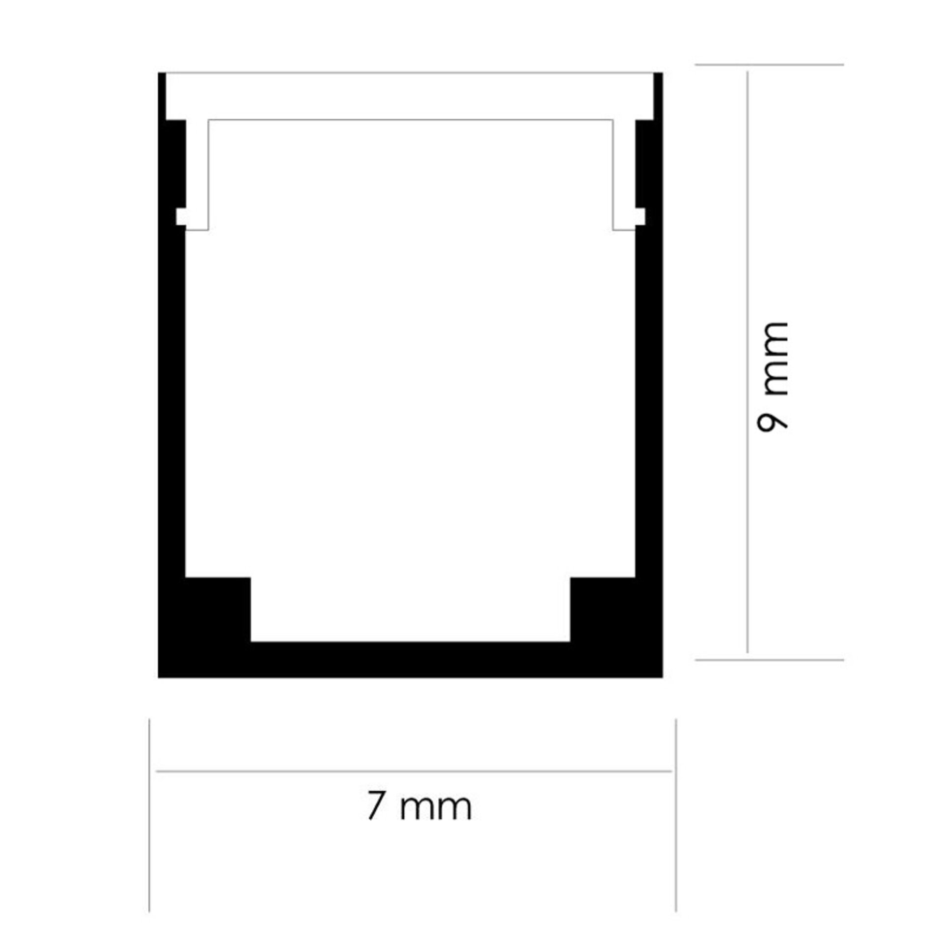 Perfil de aluminio Slim II 2 metros - 2