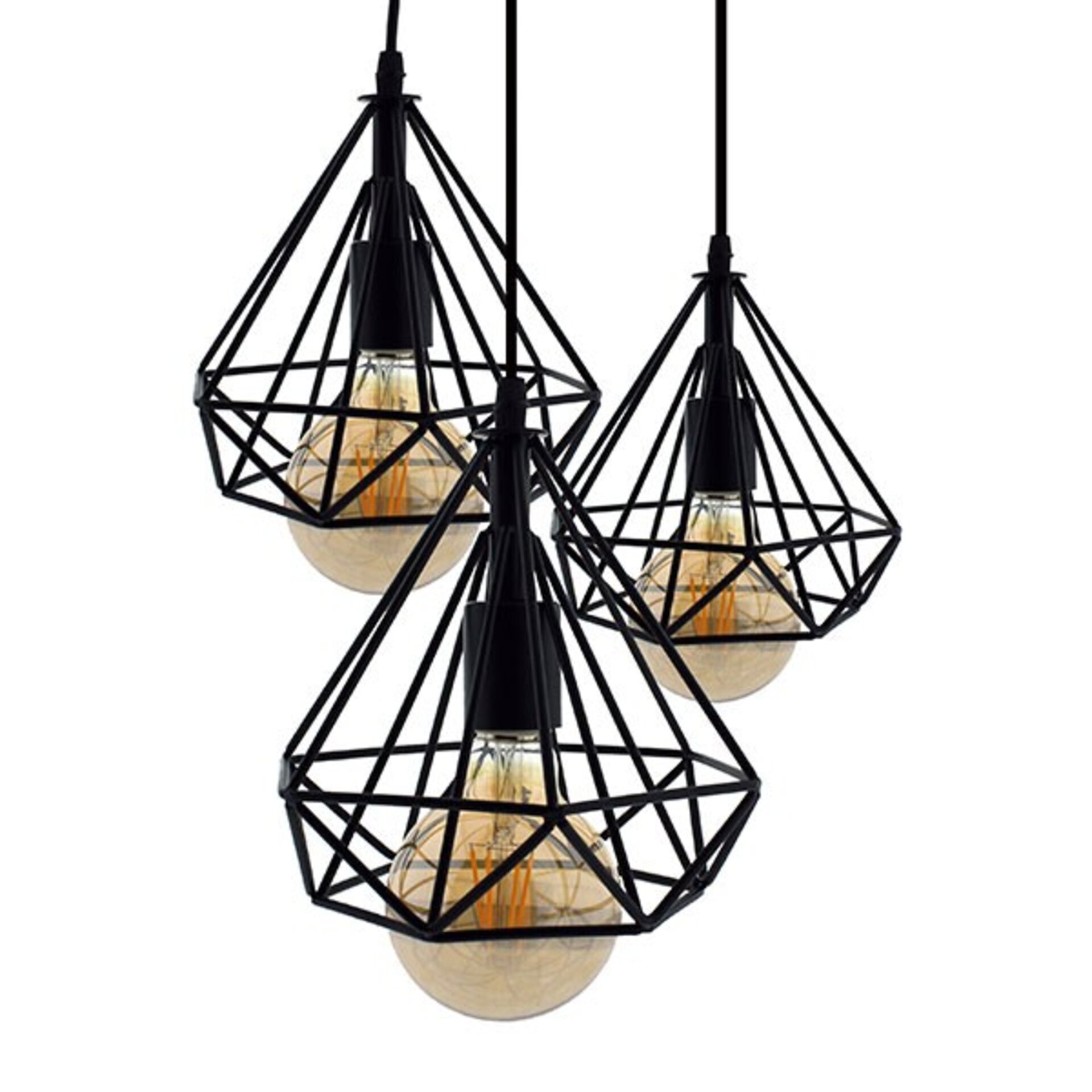 Lampara de techo Vintage 3L Cage - 3