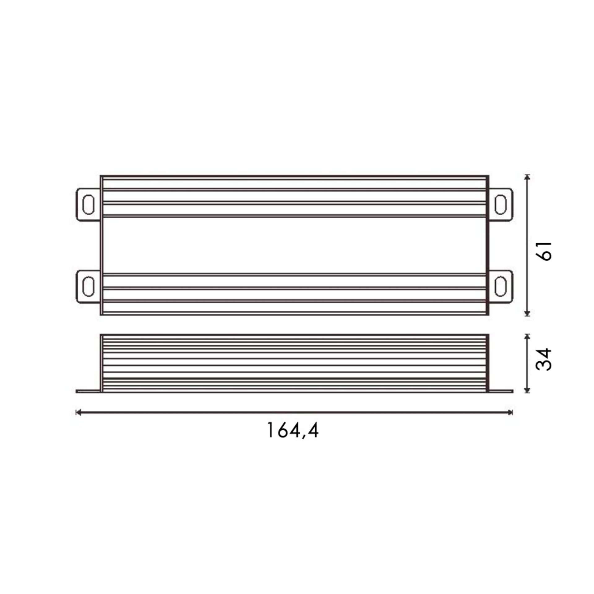 Fuente de alimentación Para Tiras Led Lifud 100W 24Vdc Ip67 - DSC - 2
