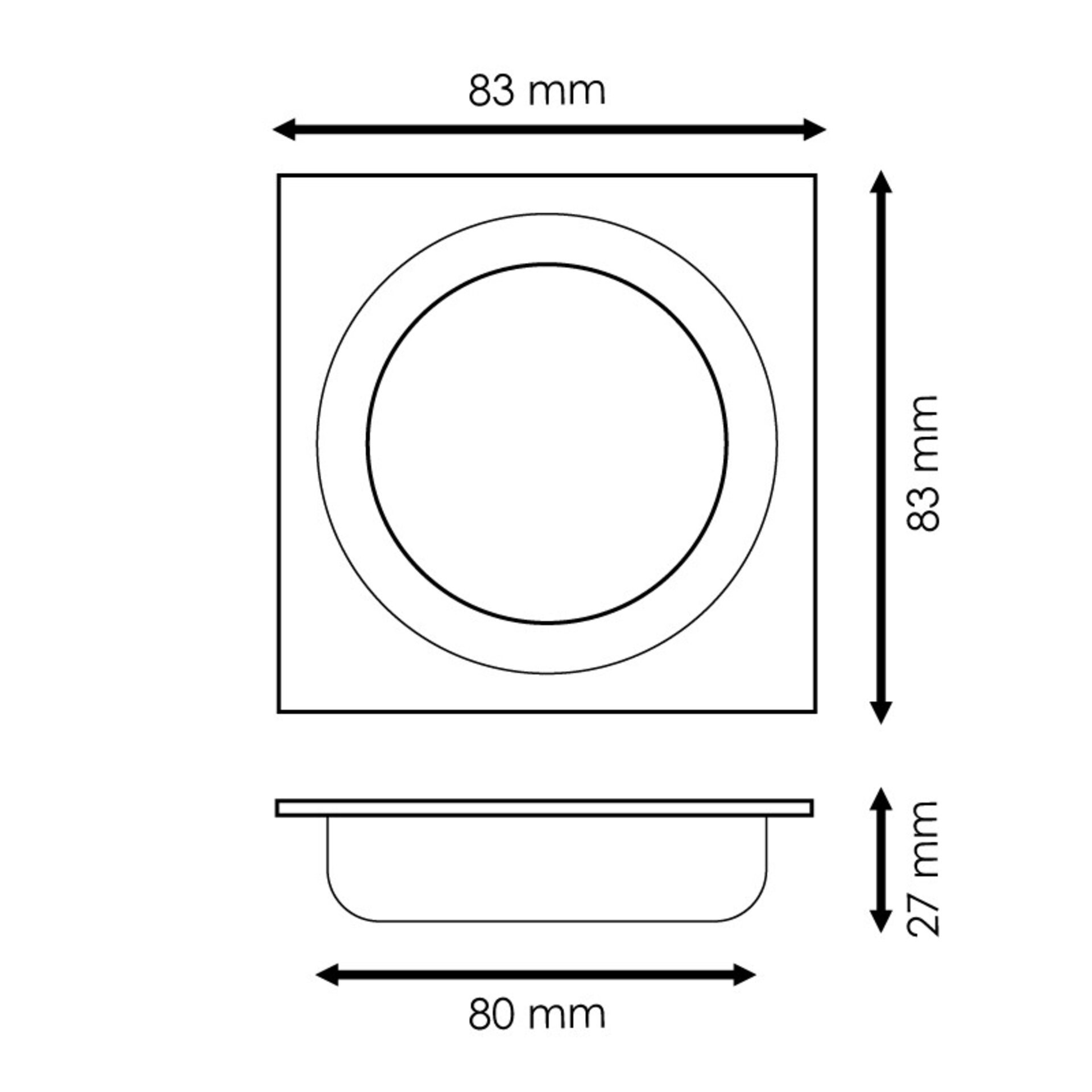 Aro Empotrable para módulo Cobfix 10W - 2