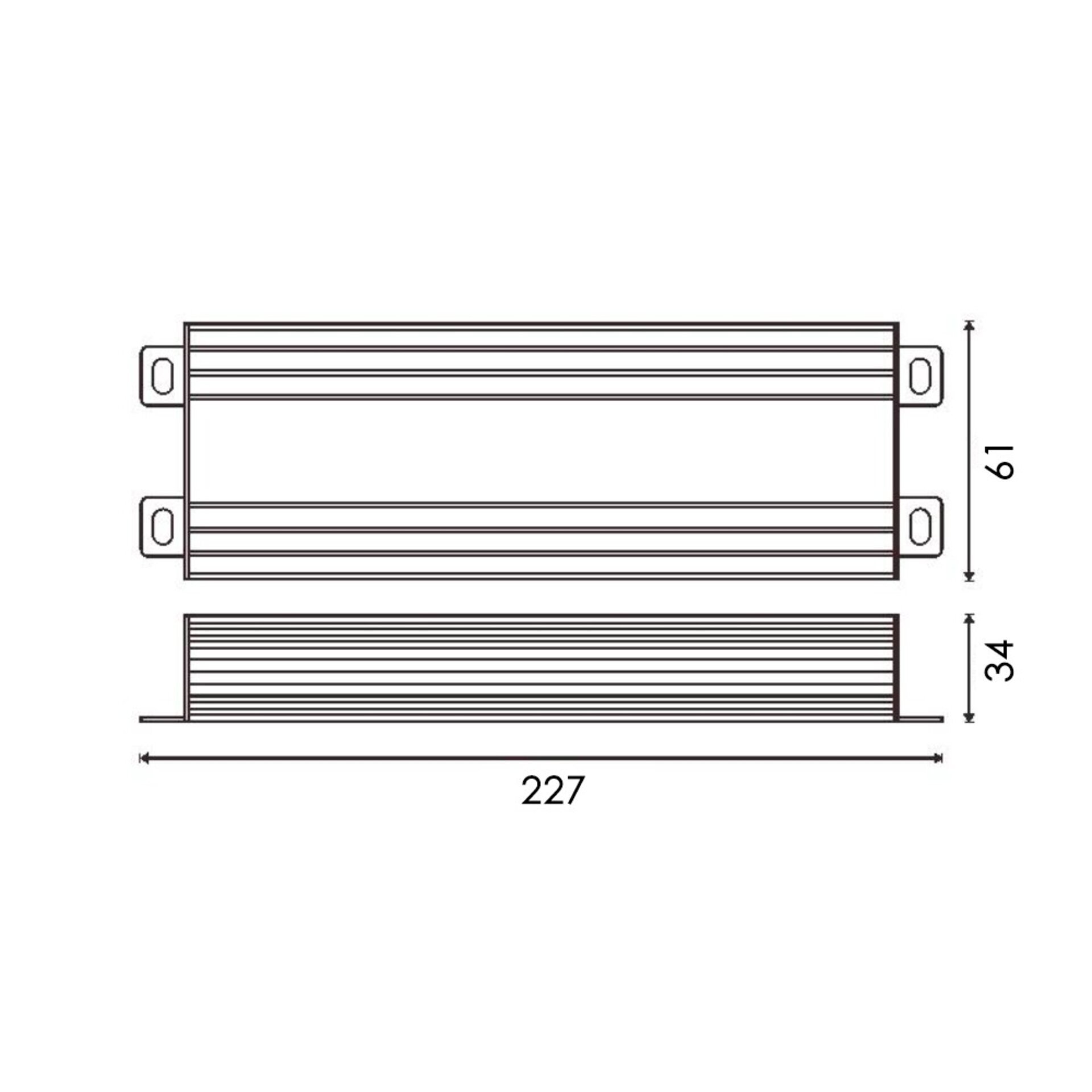 Fuente de alimentación Para Tiras Led Lifud 200W 24Vdc Ip67 - DSC - 2