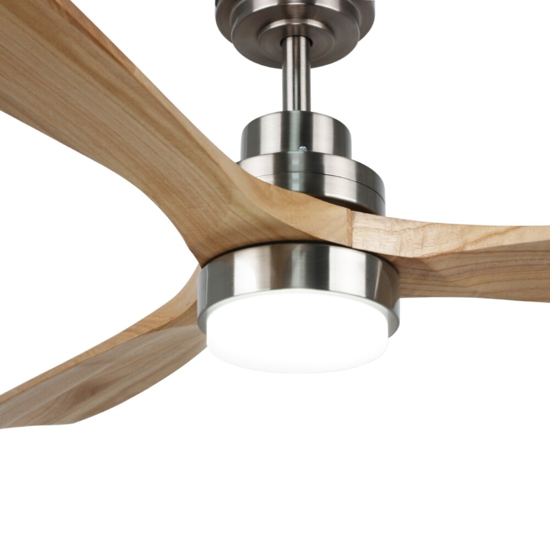 Ventilador de techo LED Nickel Wood - 3