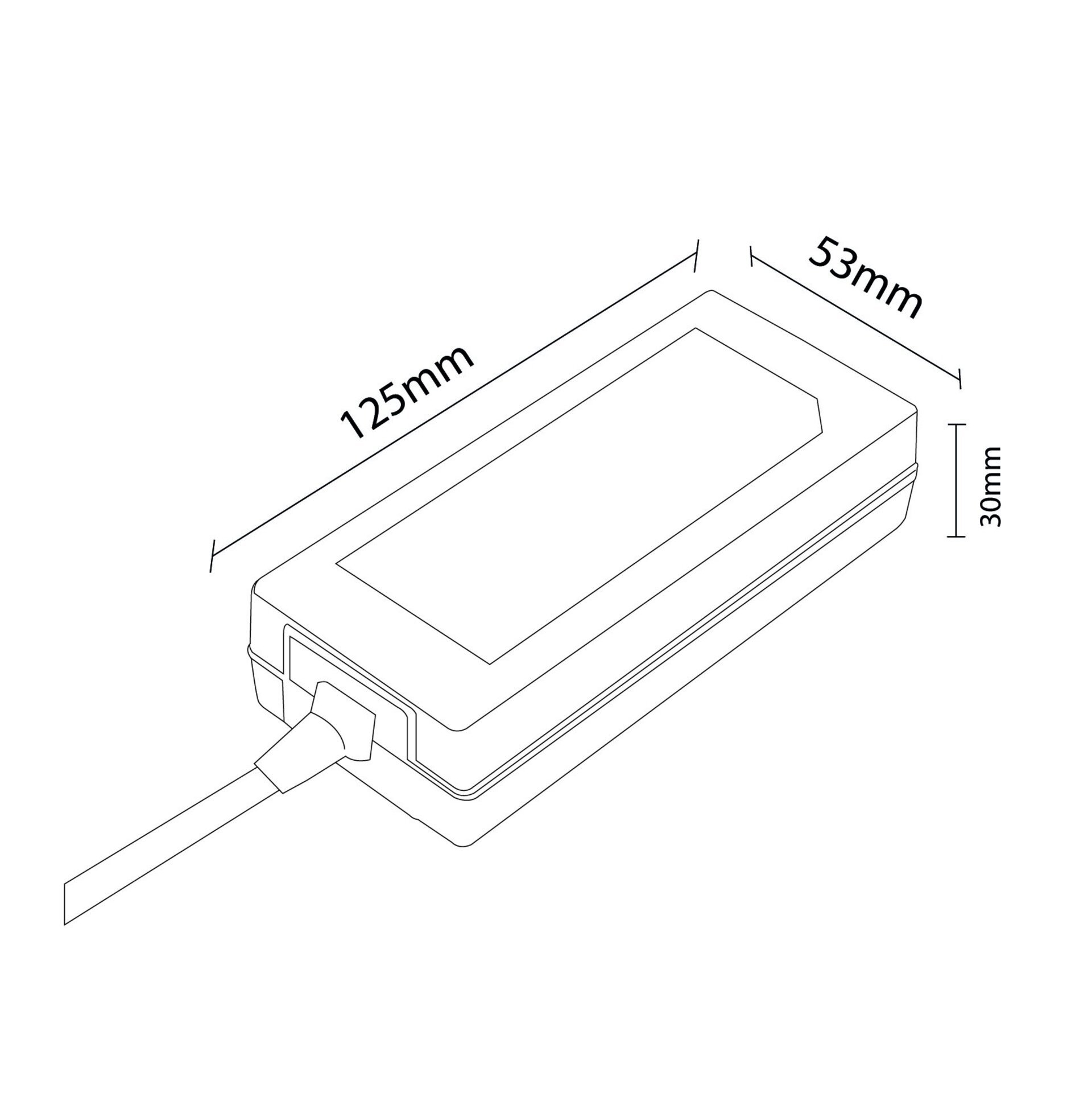 Adaptador de Corriente Para Tiras Led 60W 24Vdc - 2