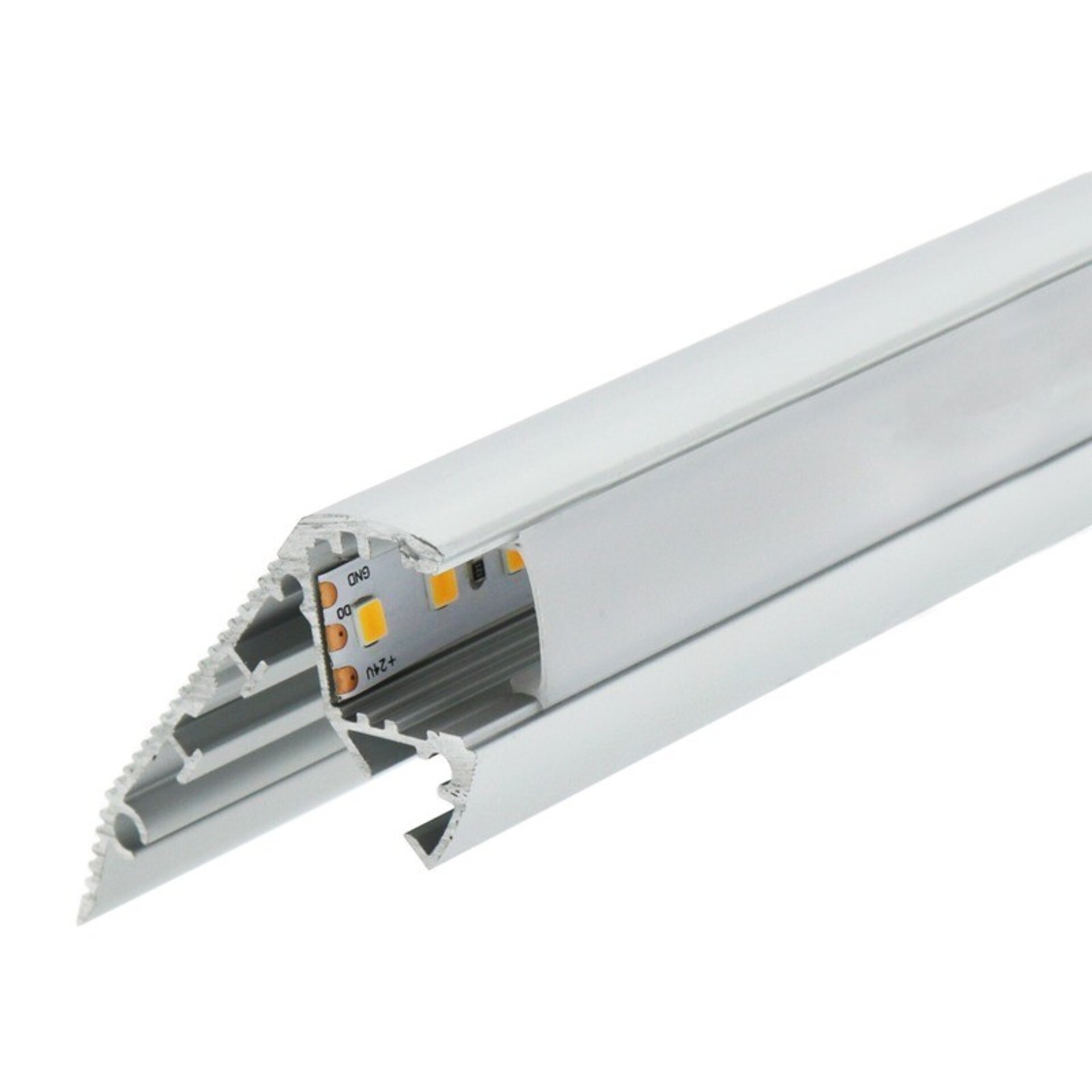Perfil de aluminio Especial Escaleras 12/24V 2 metros - DSC - 4