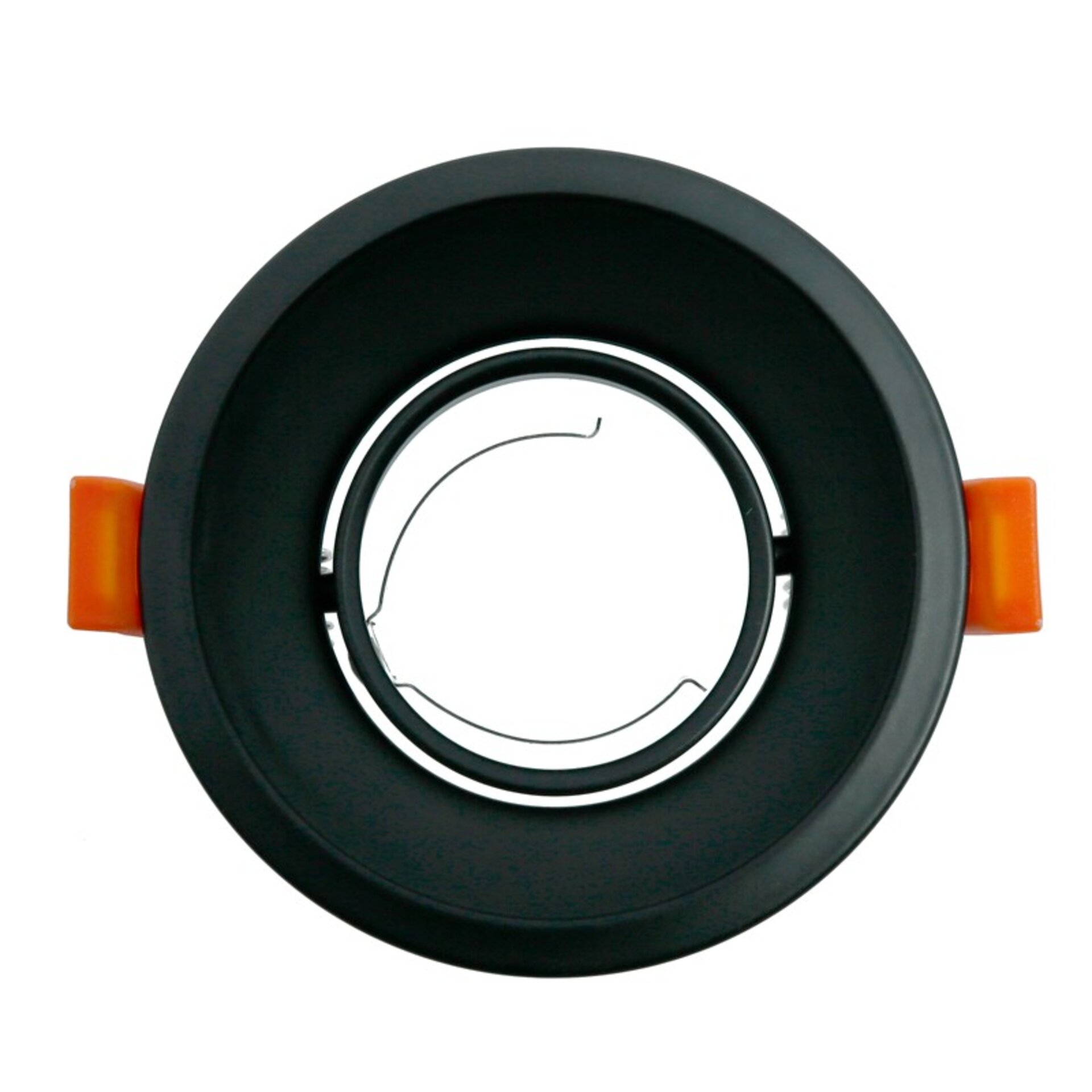 Aro Basculante Redondo Negro Serie Evo Para Gu10/mr16 - 1