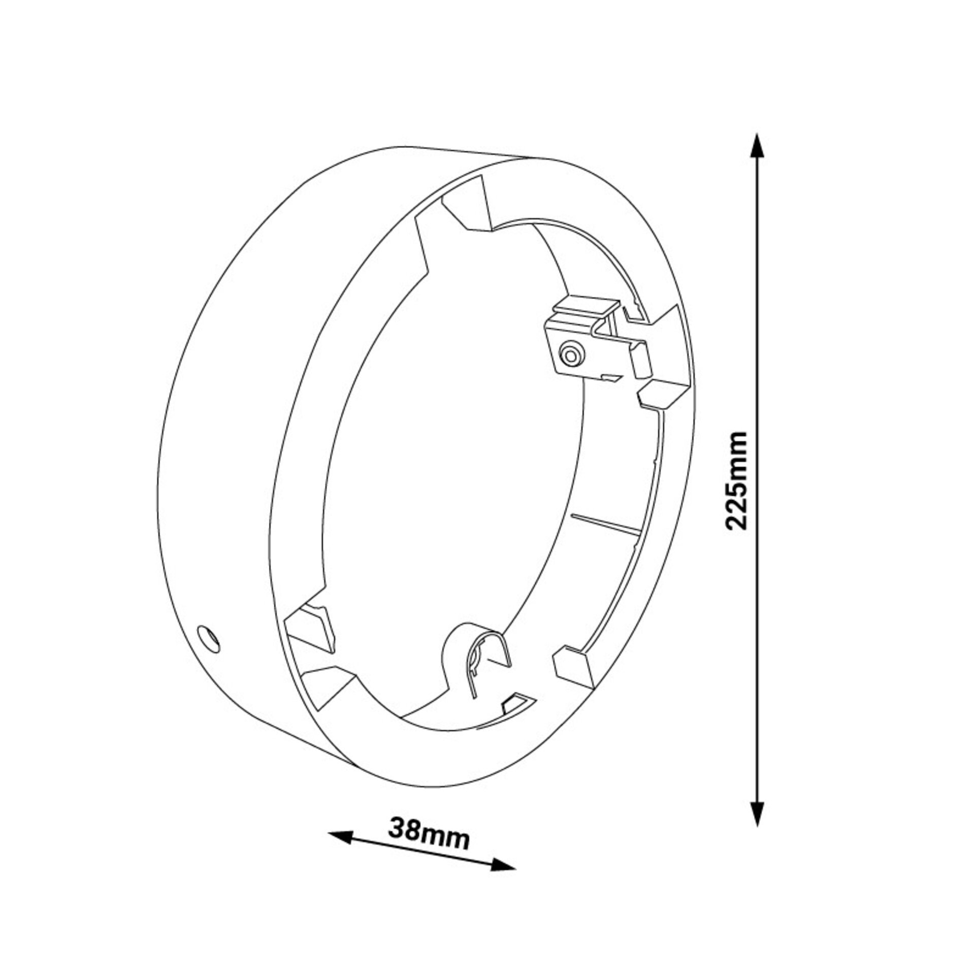 Aro de superficie para Downlight Led Advance 24W - 2