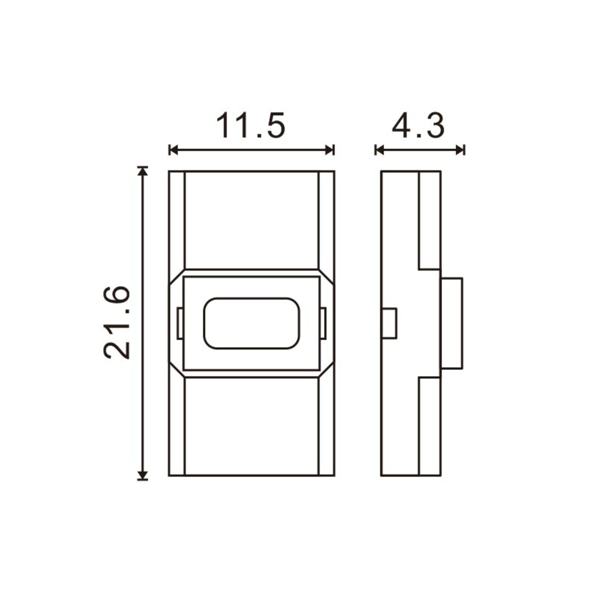 Conector UltraMini para Tira 10MM 12V/24V Monocolor - 2