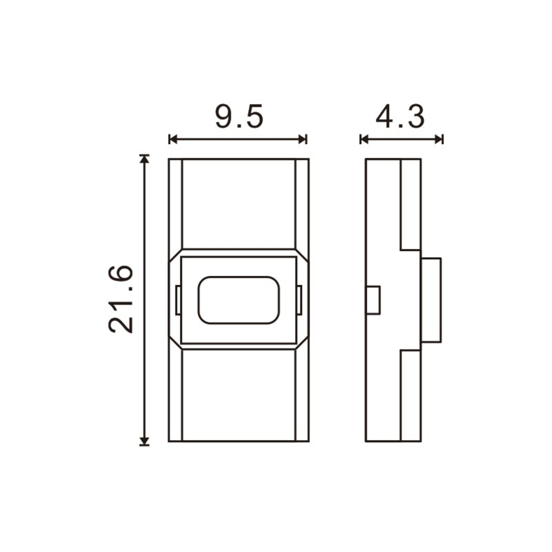 Conector UltraMini para Tira 8MM 12V/24V Monocolor - 2
