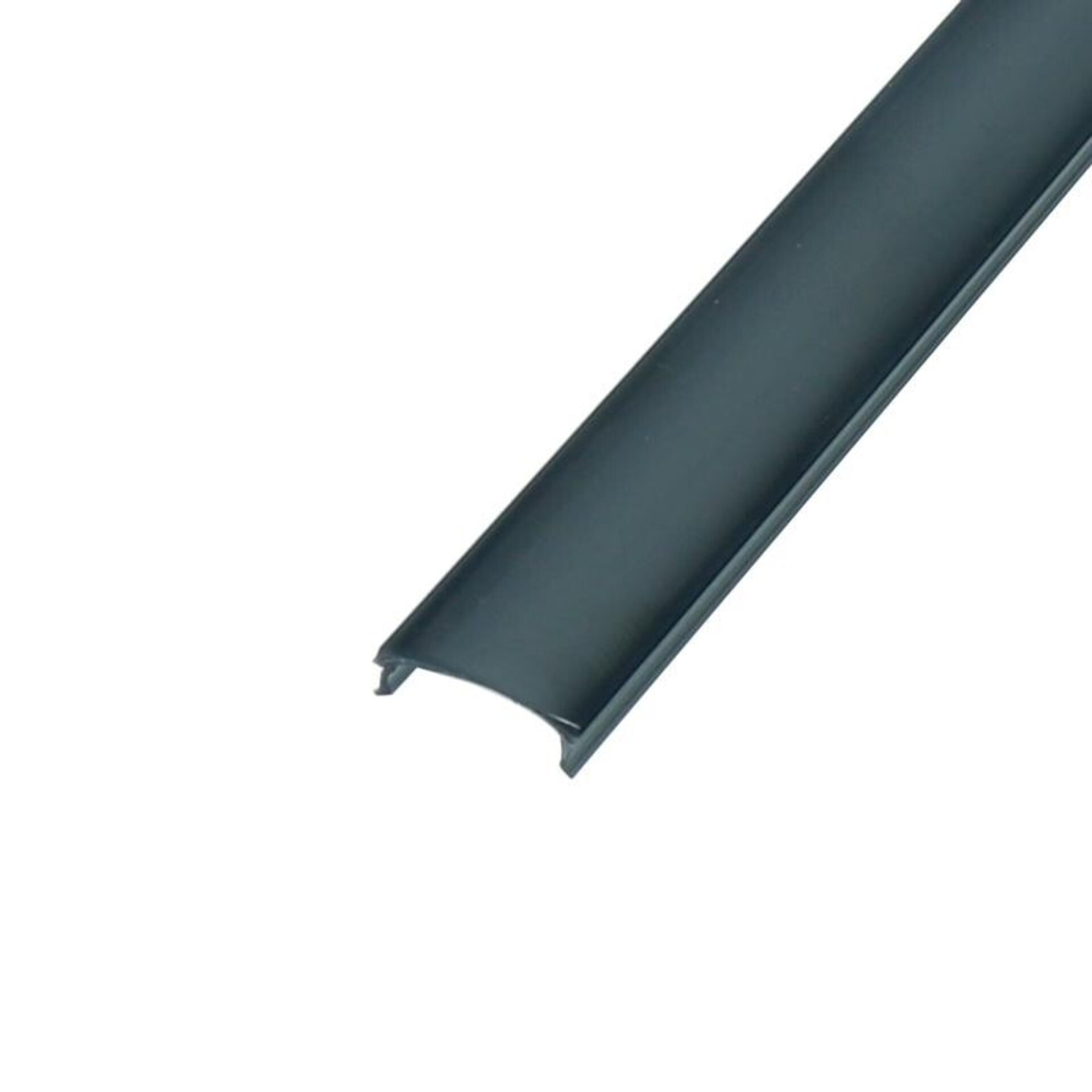 Difusor negro para perfil negro 13 mm - 1