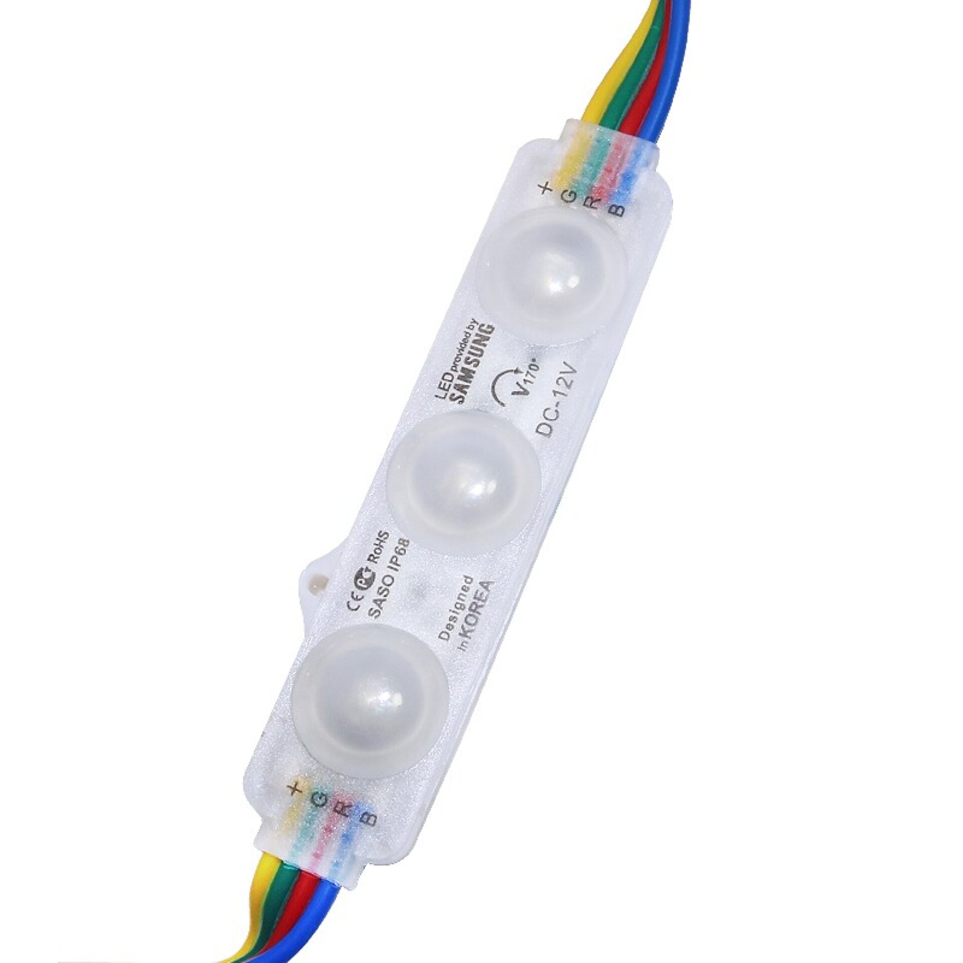 Cadena de 20 Módulos de 3 LED SMD Samsung 12V DC 1W - 1