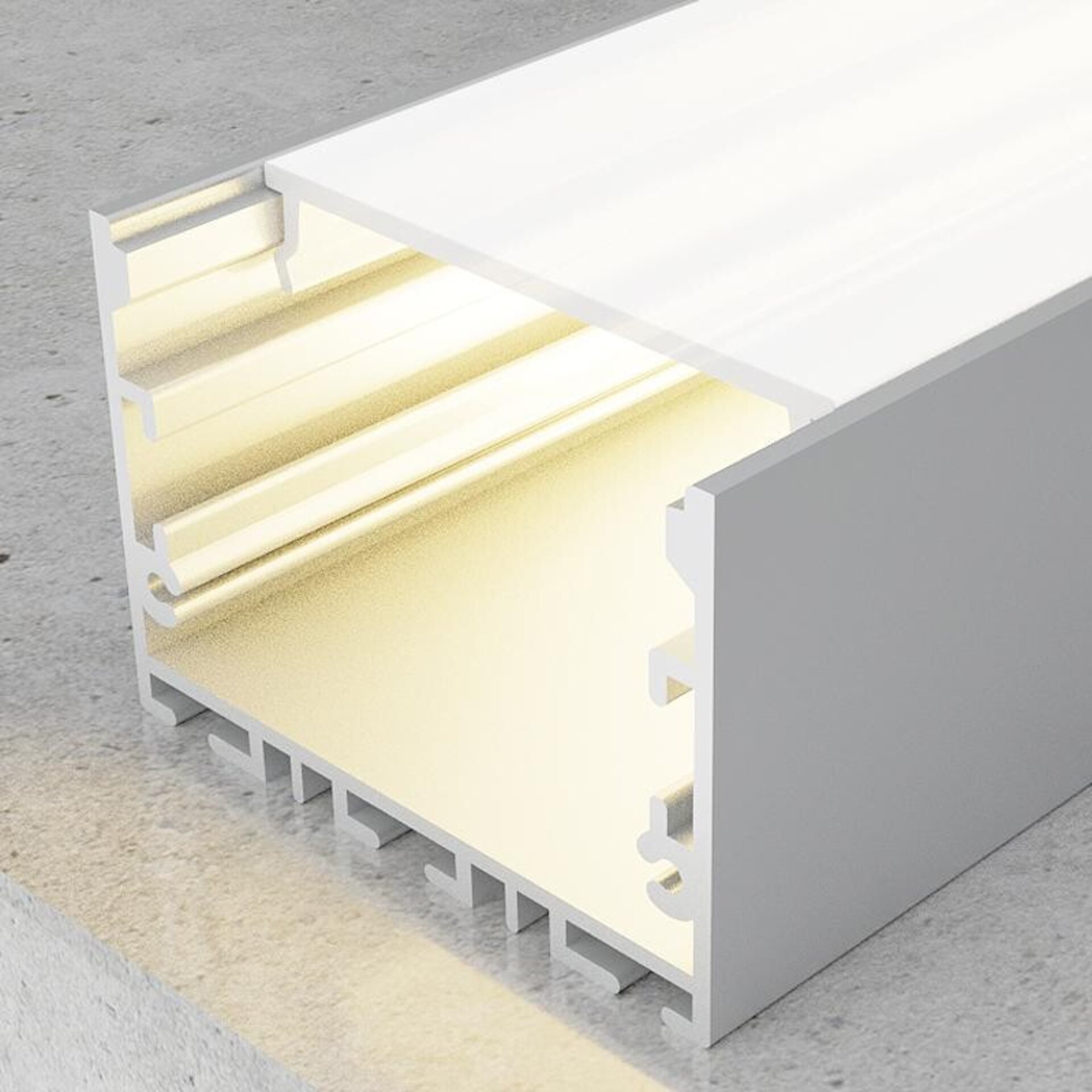 Perfil de Aluminio Ning 2 Metros 12V/24V - DSC - 1