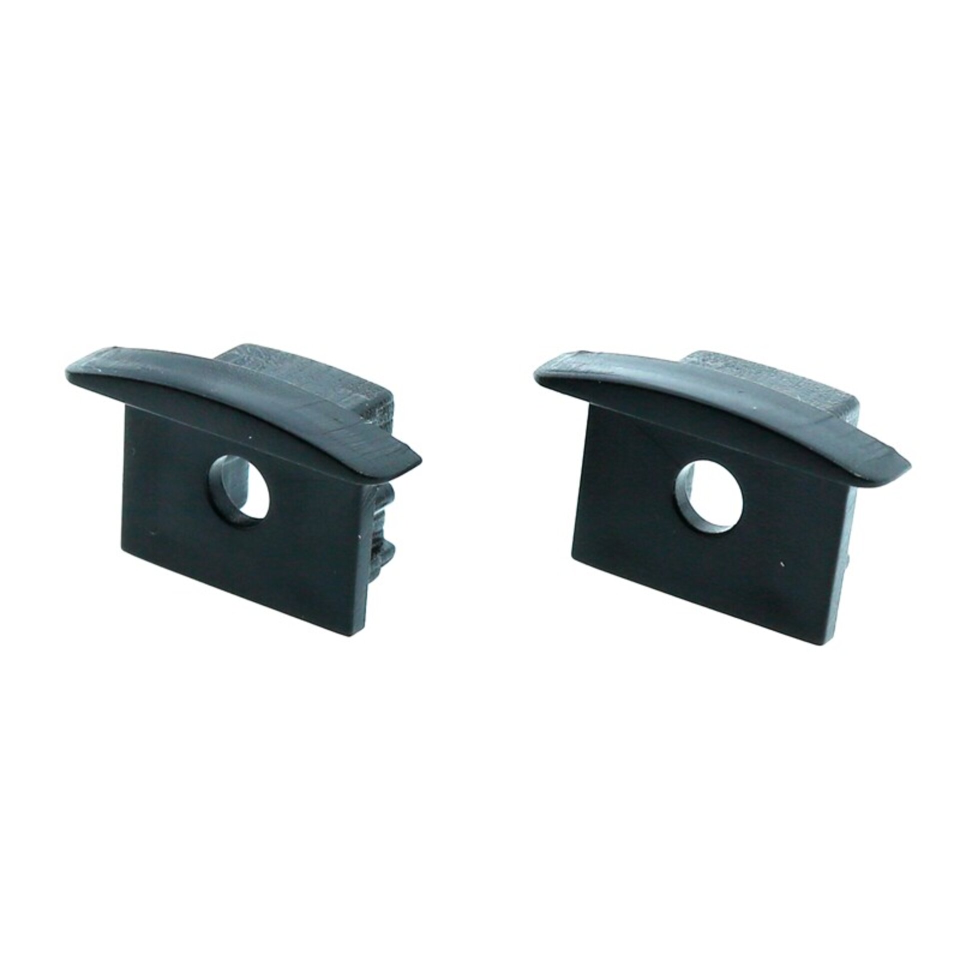 Tapón negro para perfil U High Con Alas Empotrar 2 Metros - DSC - 1